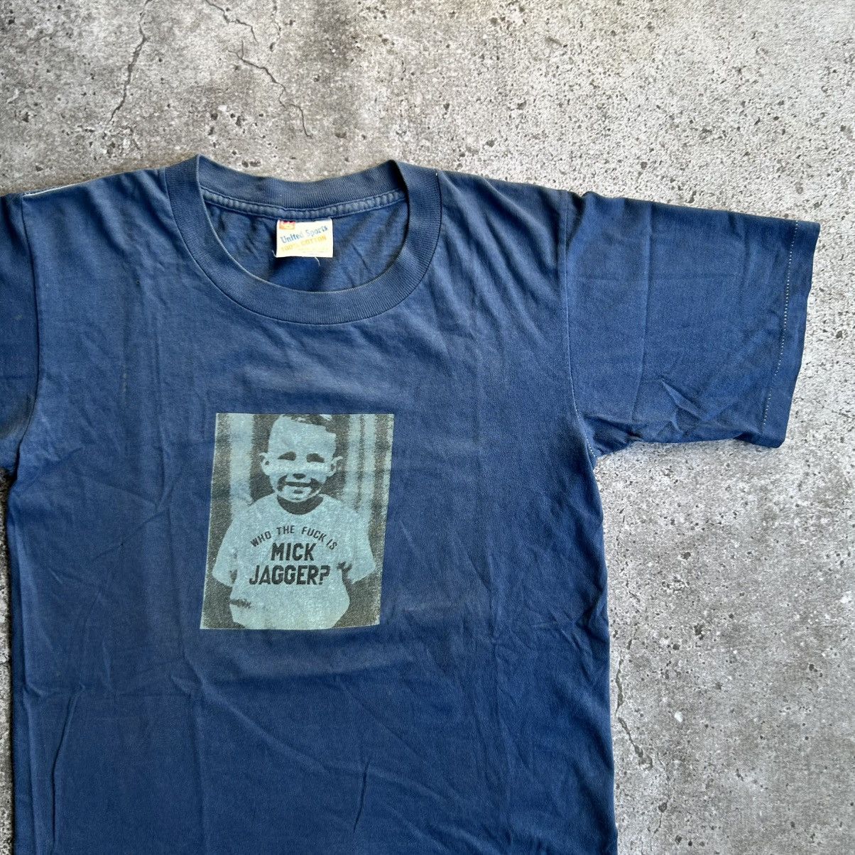 The Rolling Stones VTG WHO THE FUCK MICK JAGGER 70s Size US S / EU 44-46 / 1 - 2 Thumbnail