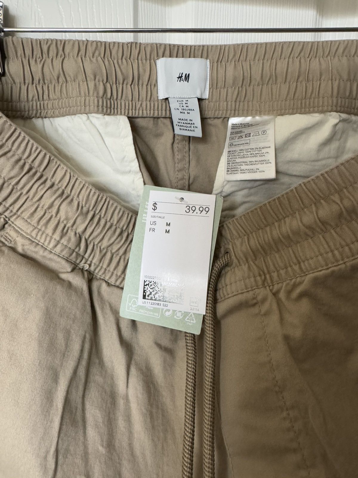 H&M Brand New H&M Khaki Cargos Size US 30 / EU 46 - 3 Thumbnail