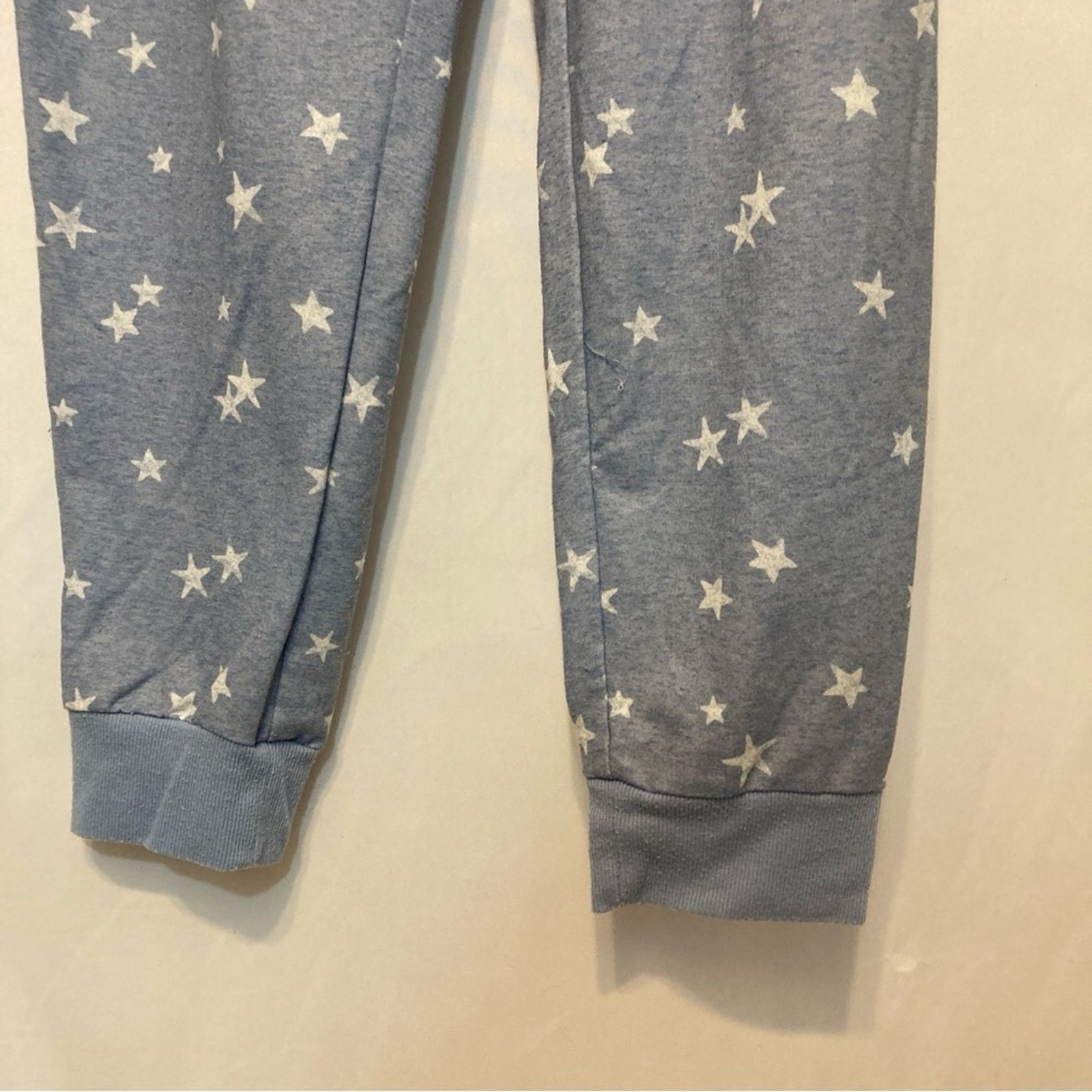 Splendid Splendid Blue White Star Long Sleeve Pajama Cozy Lounge Set Size 34" / US 12 / IT 48 - 7 Thumbnail