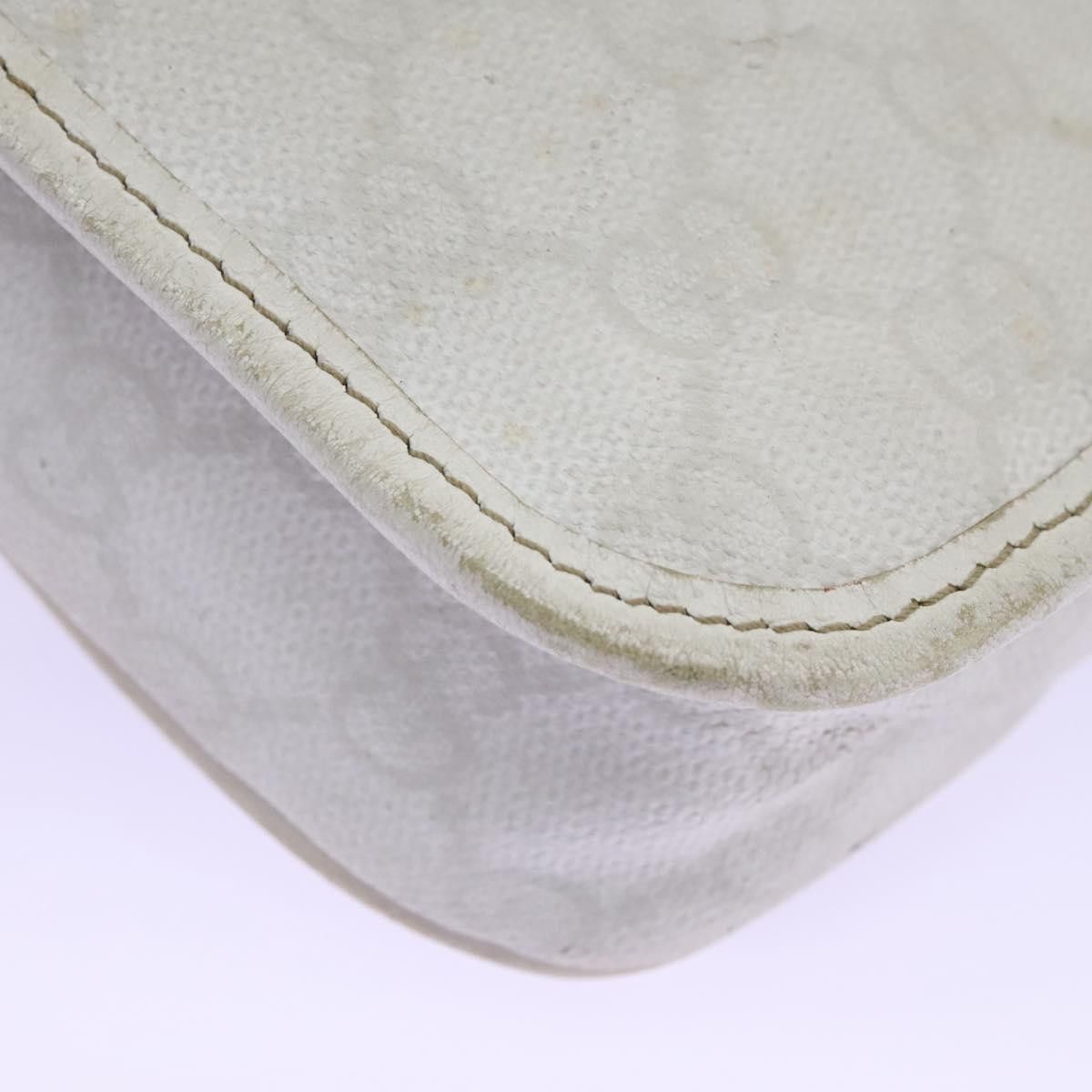 Gucci GUCCI GG Supreme Sherry Line Shoulder Bag Pvc White Gold Size ONE SIZE - 16 Thumbnail