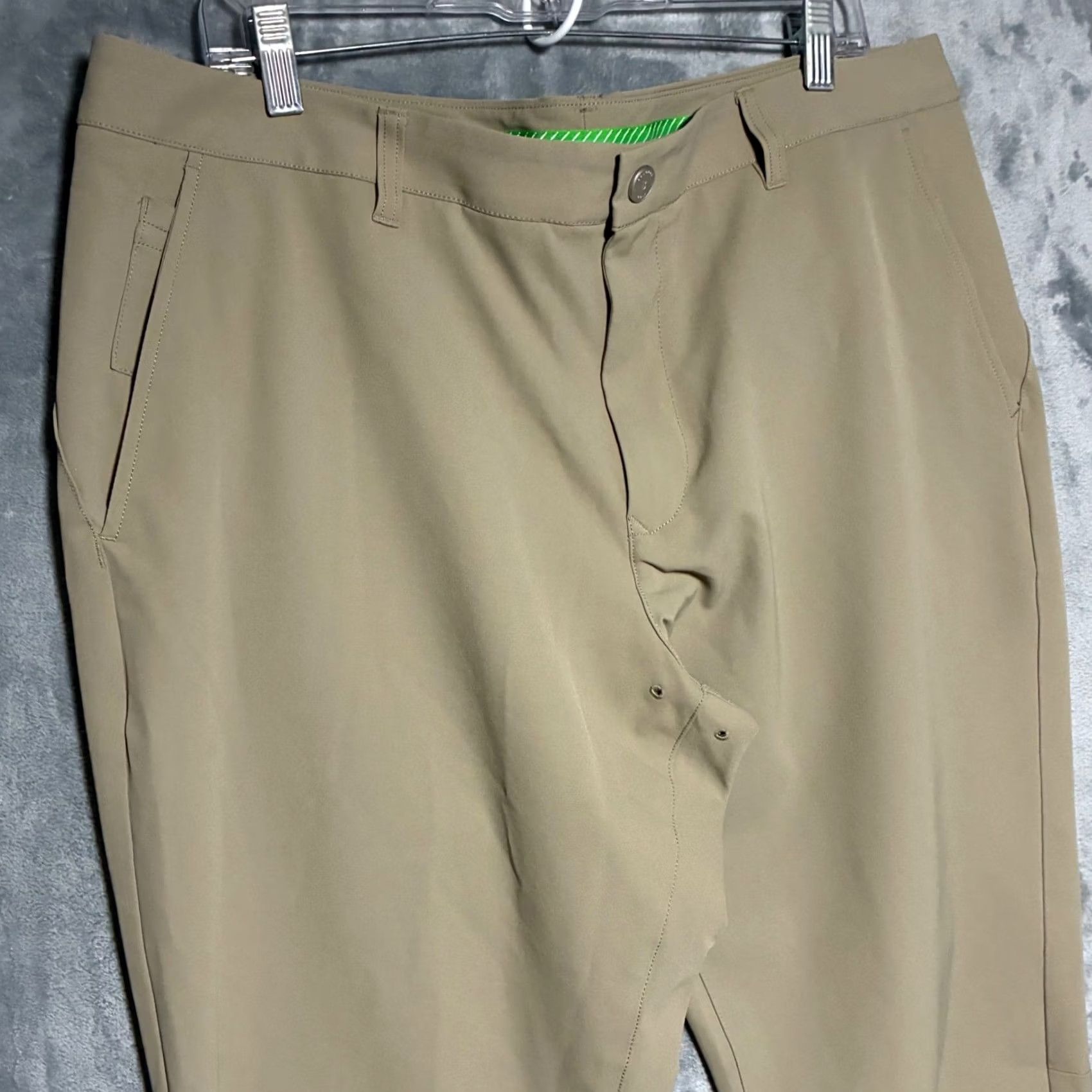 Bonobos EUC Bonobos Golf Mens Athletic Fit Performance Pants Khaki Tan 38x30 Size US 38 / EU 54 - 3 Thumbnail