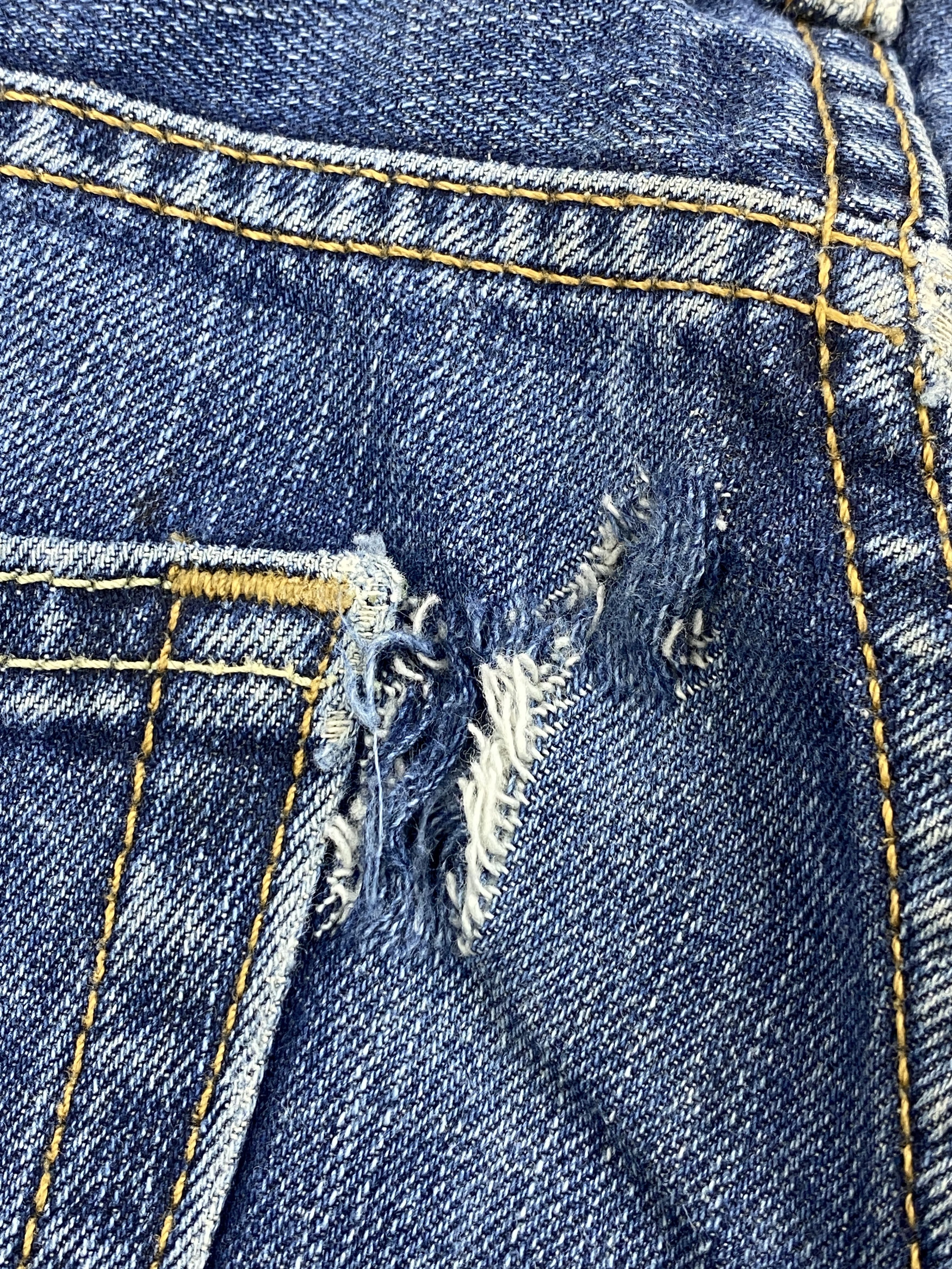 Levi's × Vintage Splatter Paint Vintage Levi's 527 Bootcut Jeans Size US 30 / EU 46 - 11 Thumbnail