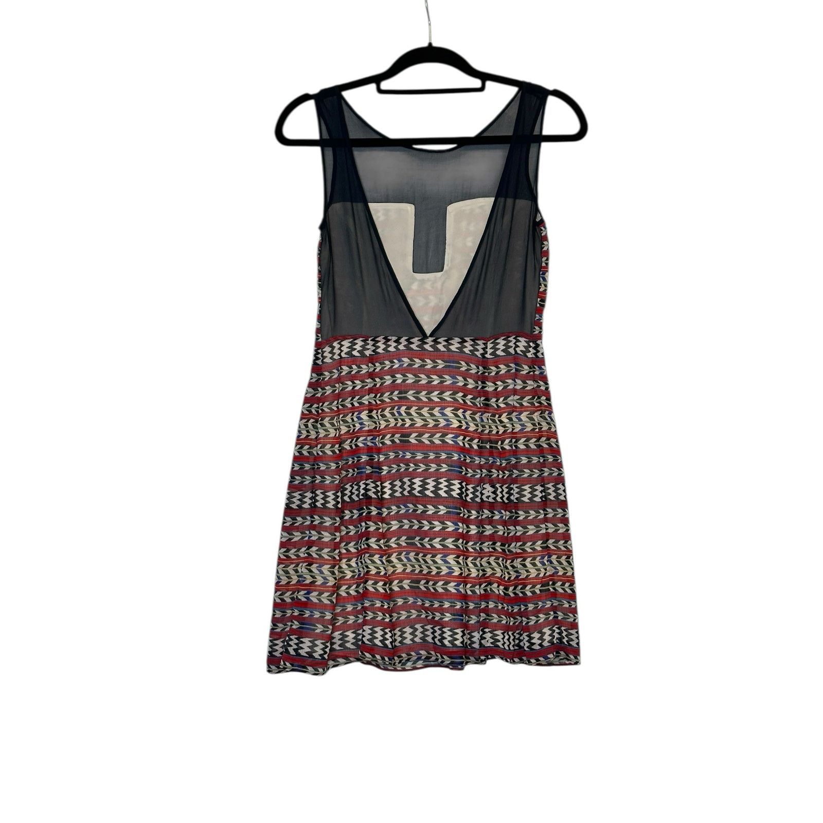 Mara Hoffman Mara Hoffman Red Blue Combo Stripe Mini Dress 0 Size XS / US 0-2 / IT 36-38 - 15 Thumbnail