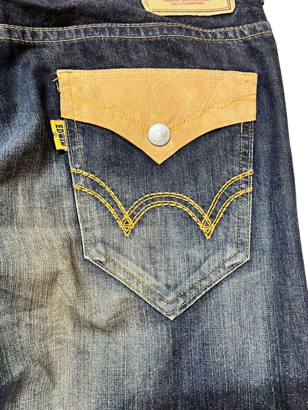 Edwin Vintage Edwin XV Baggy Mudwash Whiskers Denim Size US 42 / EU 58 - 8 Thumbnail