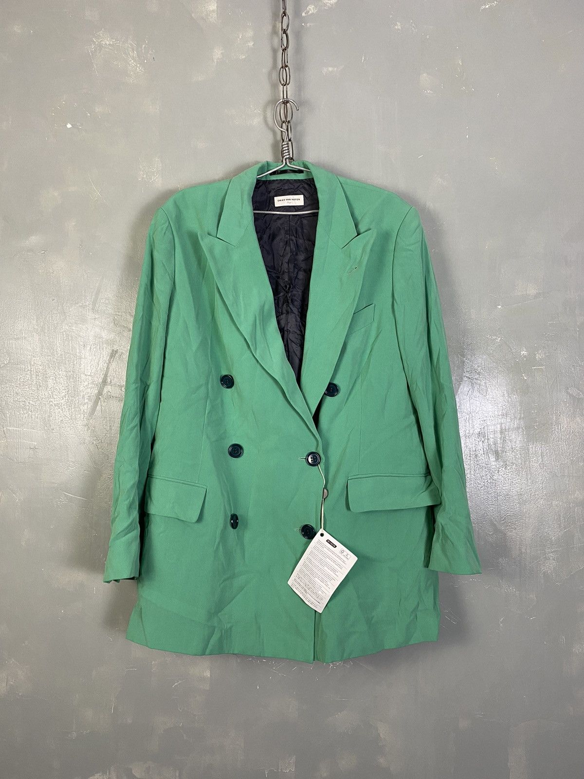 Dries Van Noten Dries Van Noten Double Breasted Blazer Size L / US 10 / IT 46 - 1 Thumbnail
