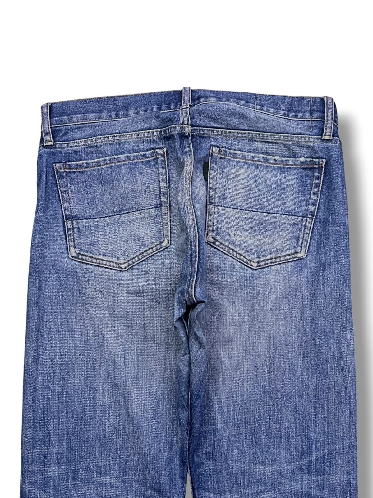 United Arrows Vintage Green Label United Arrow Selvedge Denim, Faded Wash Size US 33 - 5 Thumbnail