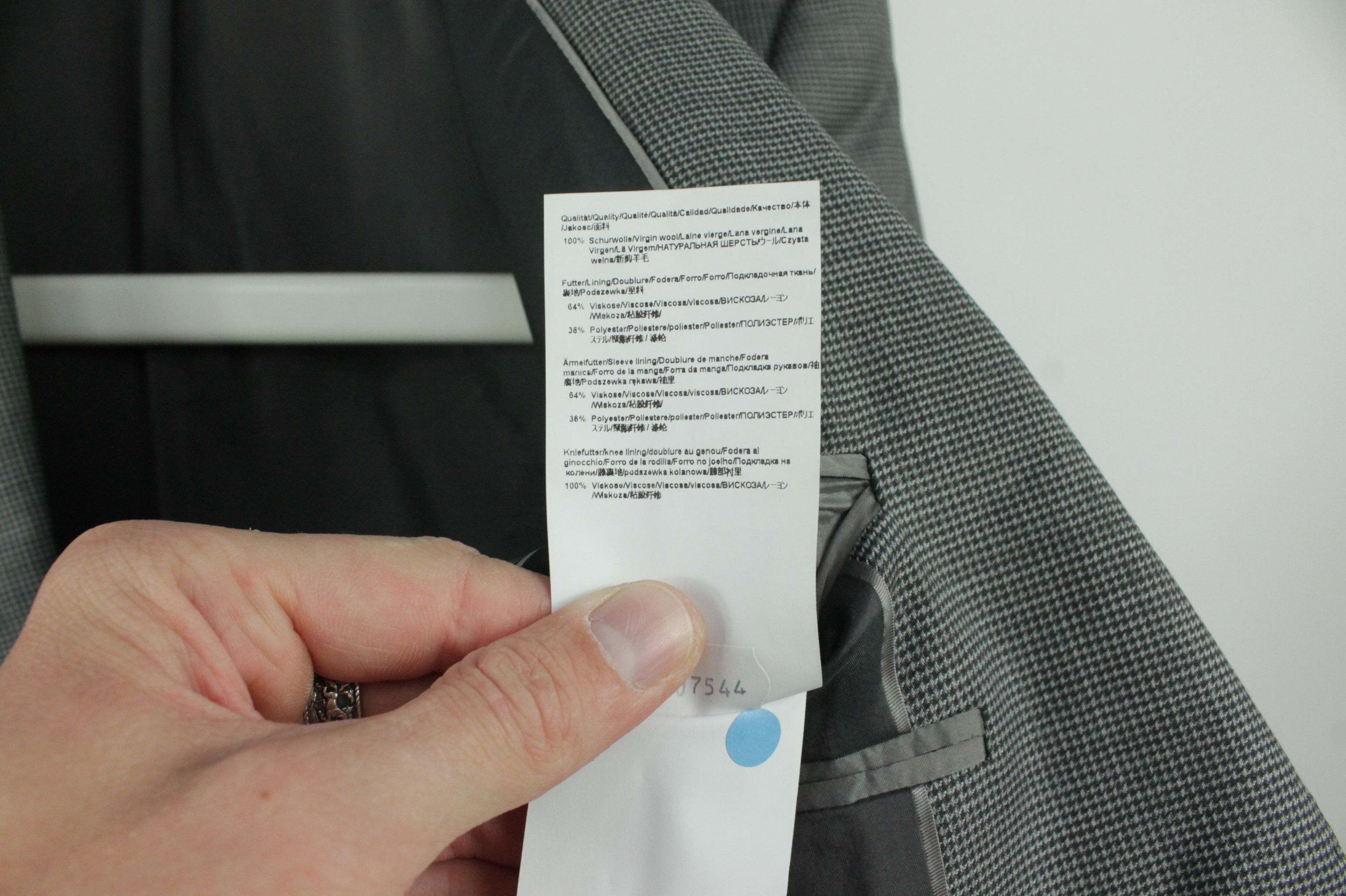Hugo Boss Hugo Boss Jeckson Regular Fit Gray Wool Blazer Jacket Size US M / EU 48-50 / 2 - 10 Thumbnail