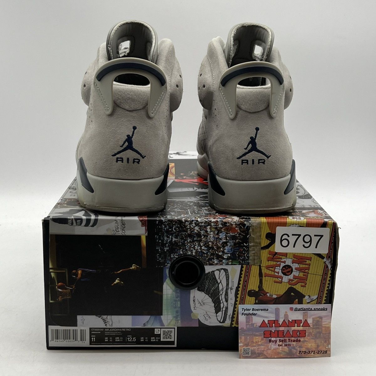 Jordan Brand Air Jordan 6 Georgetown Size US 11 / EU 44 - 3 Thumbnail