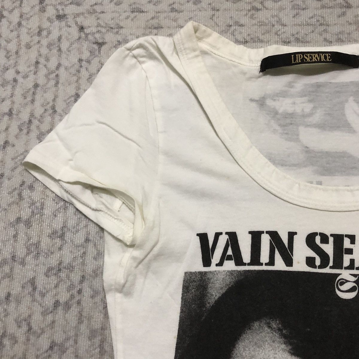 14th Addiction Rare Distressed Lip Service ‘Vain Search’ Seditionaries Tees Size US XXS / EU 40 - 9 Thumbnail