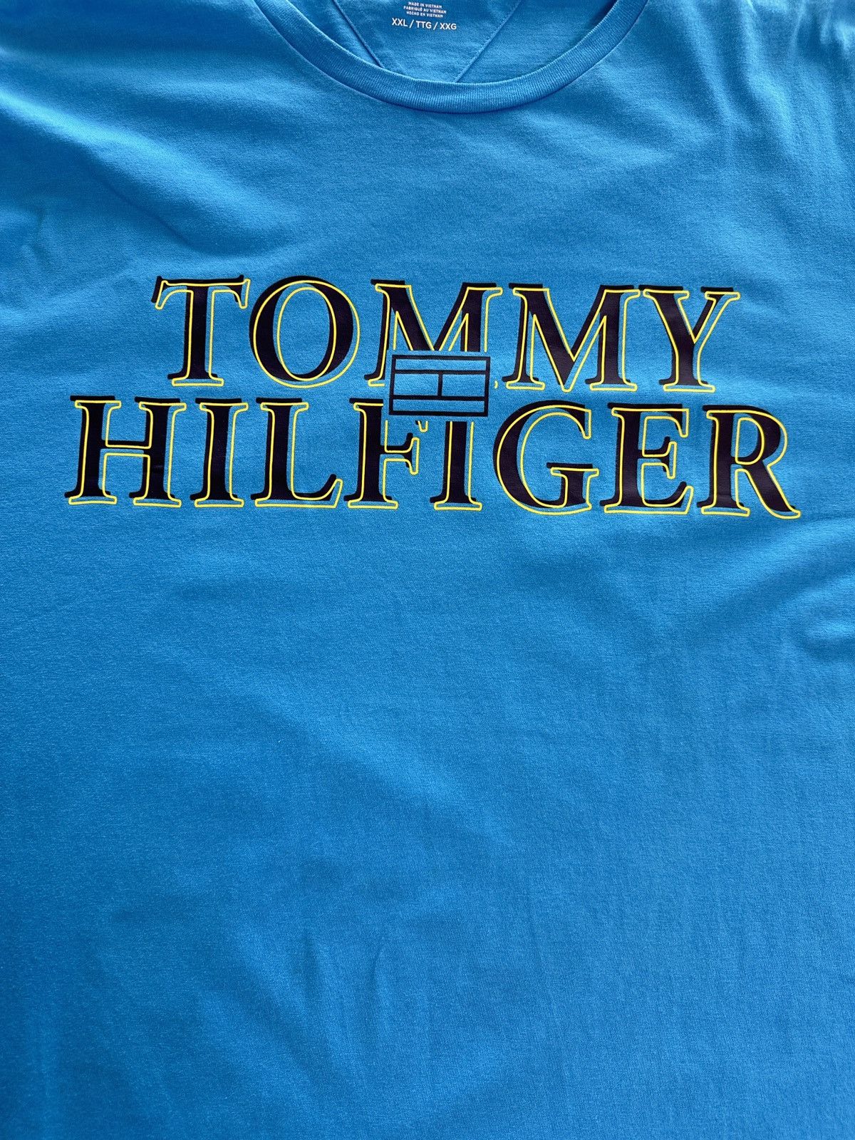 Tommy Hilfiger Blue Tommy Hilfiger cotton t-shirt Size US XXL / EU 58 / 5 - 2 Thumbnail