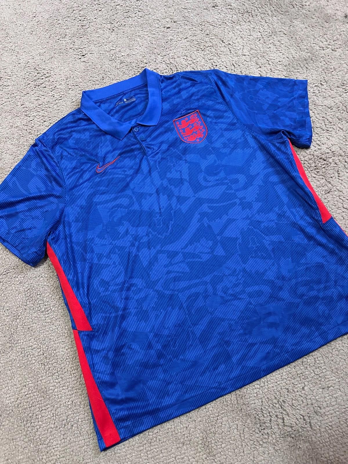 Nike ENGLAND 2020 2022 AWAY SHIRT FOOTBALL SOCCER JERSEY NIKE 3XL Size US XXL / EU 58 / 5 - 3 Thumbnail