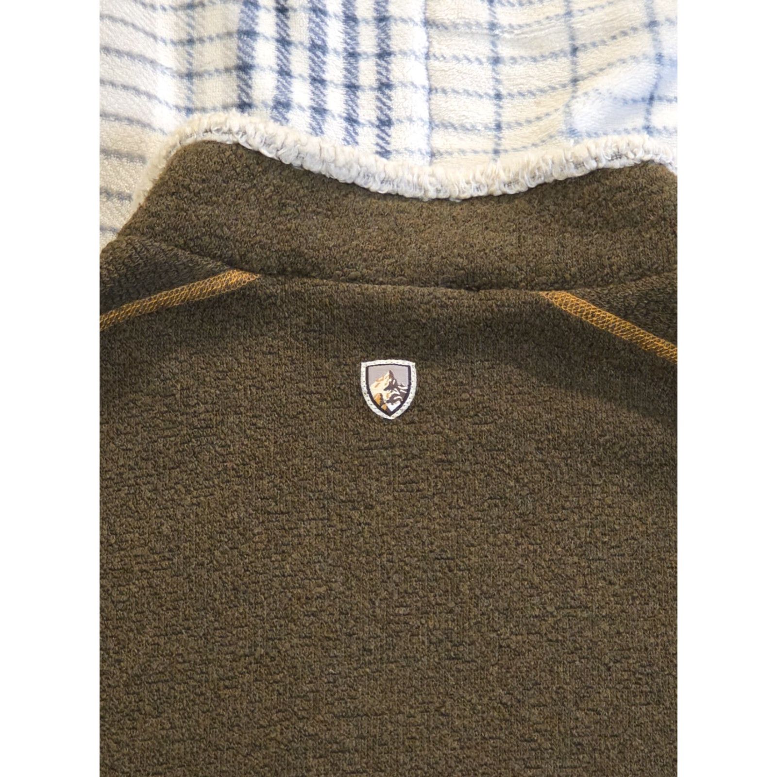 Olive Kuhl Alfpaca Fleece 1/4 Zip Pullover Sweater Olive Green Men's XL Outdoors Shirt Size US XL / EU 56 / 4 - 5 Thumbnail