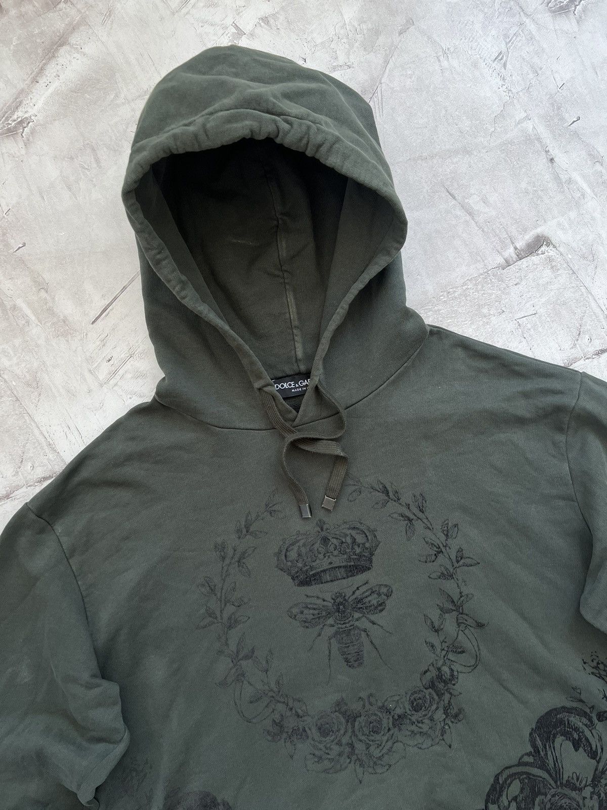 Dolce & Gabbana Dolce & Gabbana Floral Bee Print Hoodie Size US L / EU 52-54 / 3 - 3 Thumbnail
