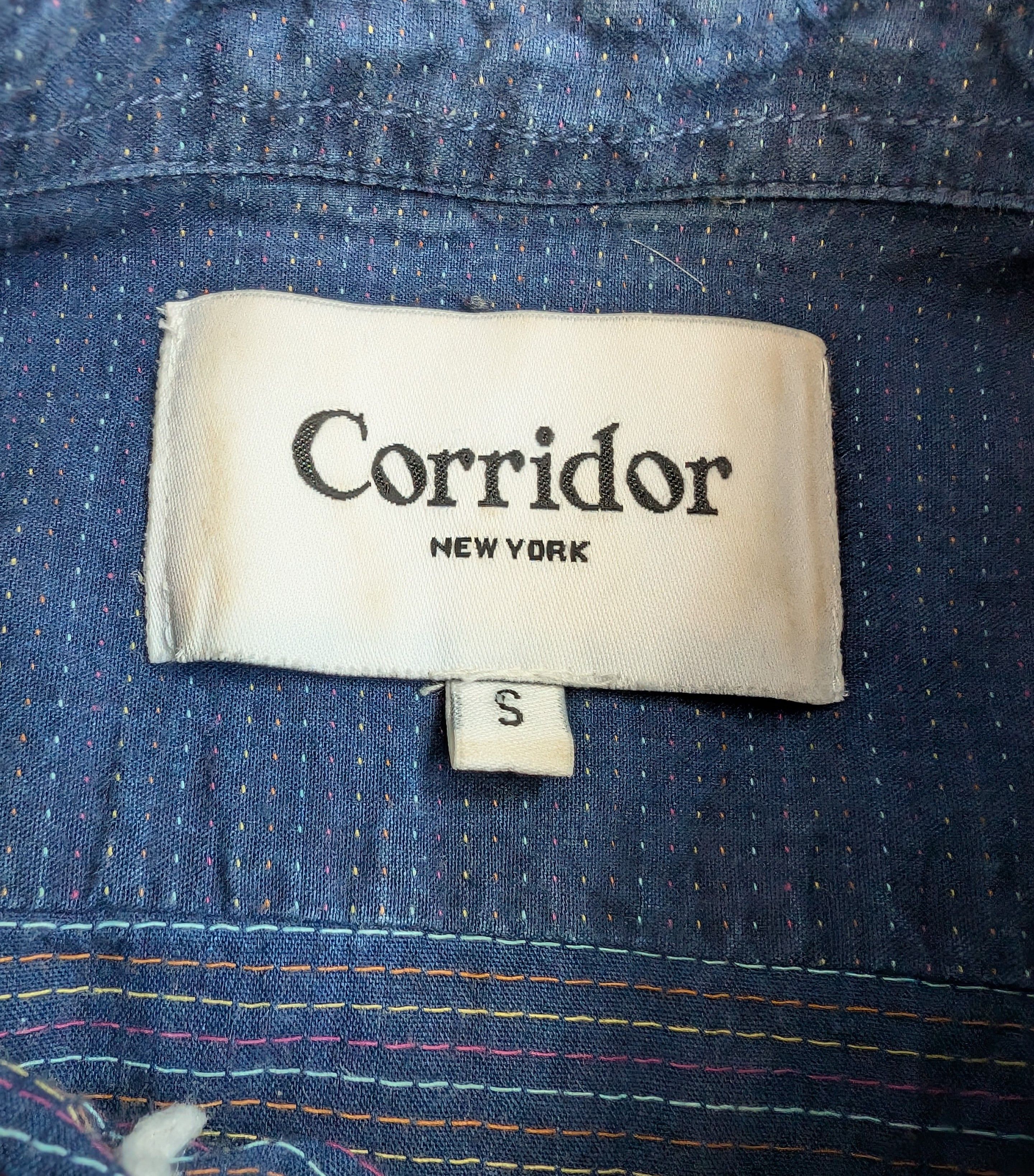 Corridor Corridor NYC SS20 Indigo Rainbow Dobby Shirt in Blue/Pastel Size US S / EU 44-46 / 1 - 3 Thumbnail