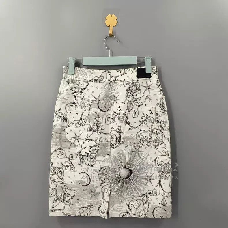 Hermes Hermes Constellation Series Pattern Printed Skirt Size 42" / US 20 - 2 Thumbnail