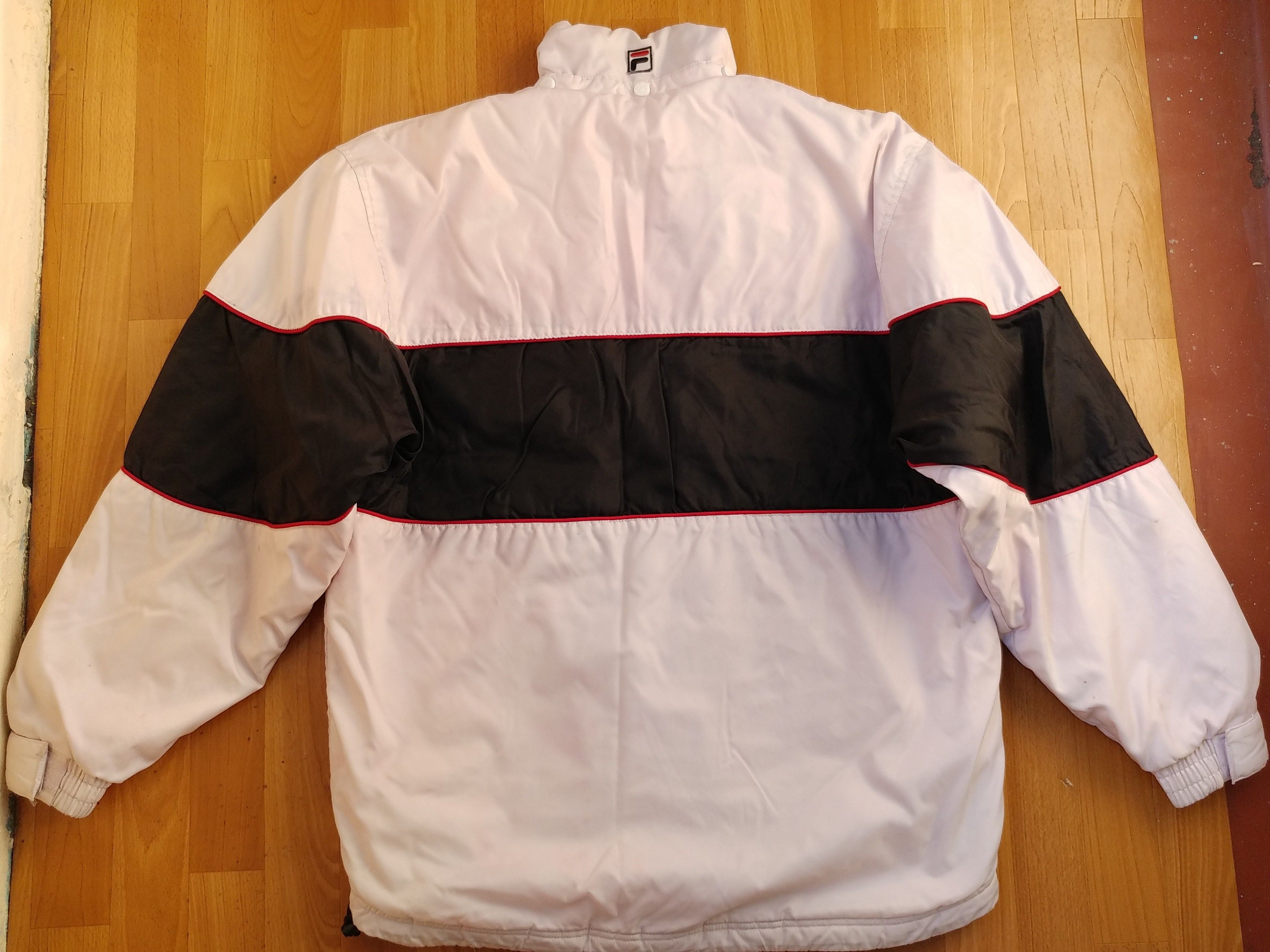 Fila FILA jacket, white, vintage bomber, 90s hip hop, 1990s L Size US L / EU 52-54 / 3 - 3 Thumbnail