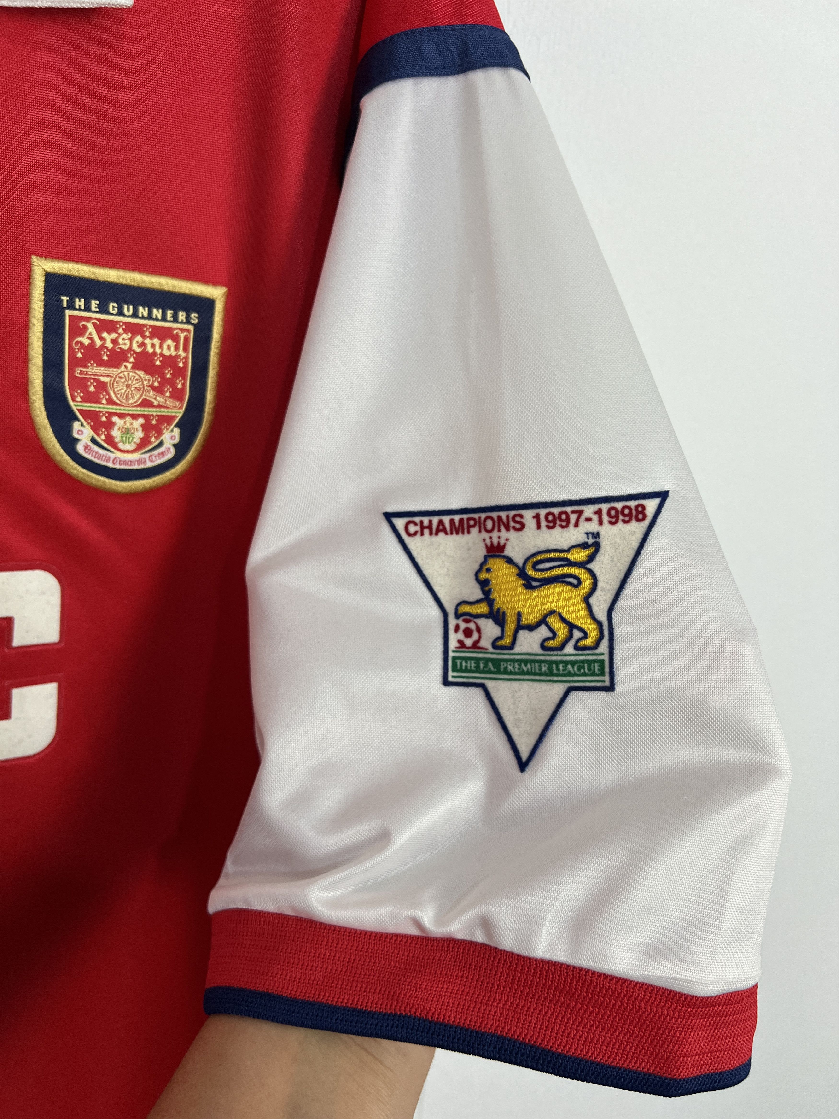 Nike Arsenal Home football shirt 1998 Soccer Nike Jersey Mens Size US XL / EU 56 / 4 - 5 Thumbnail
