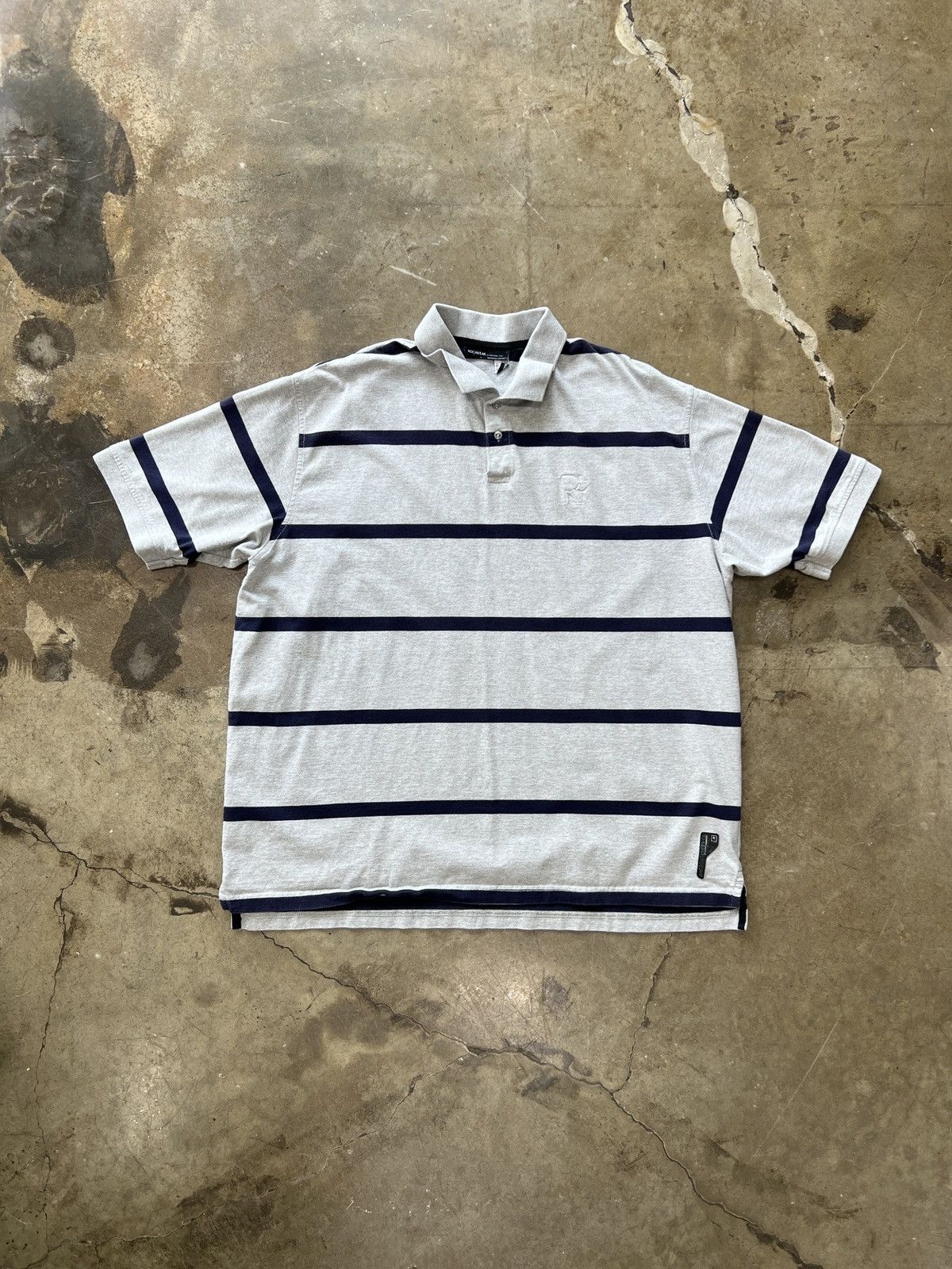 Rocawear × Vintage Vintage Y2K Rocawear Stripe Polo Shirt 3XL Size US XL / EU 56 / 4 - 2 Thumbnail