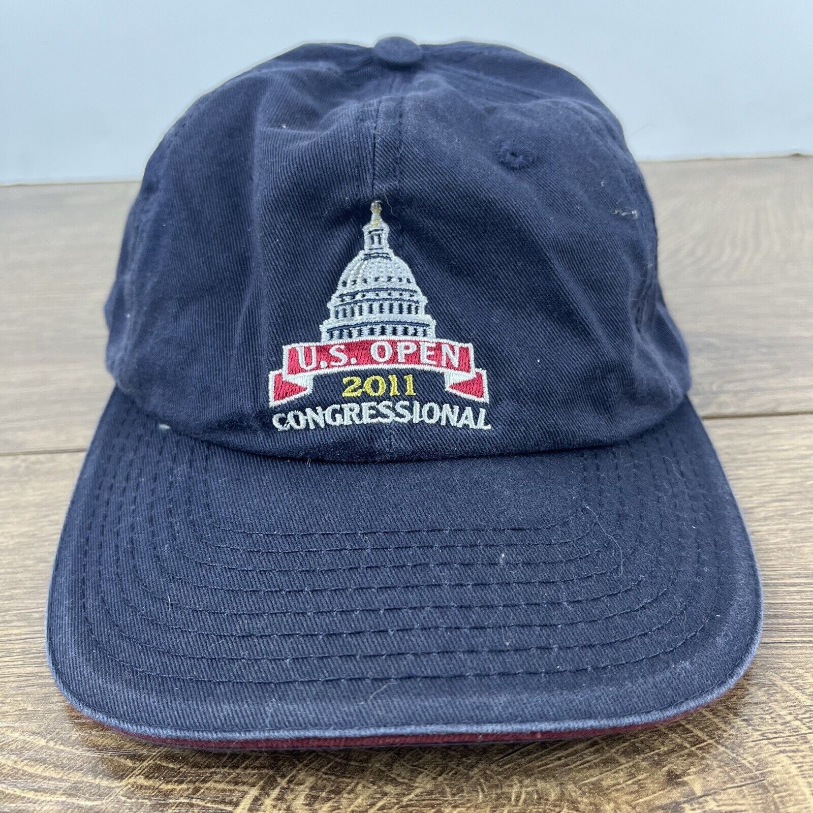 Other 2011 US Open Hat Congressional Hat Blue Adjustable Hat Blue Size ONE SIZE - 3 Thumbnail