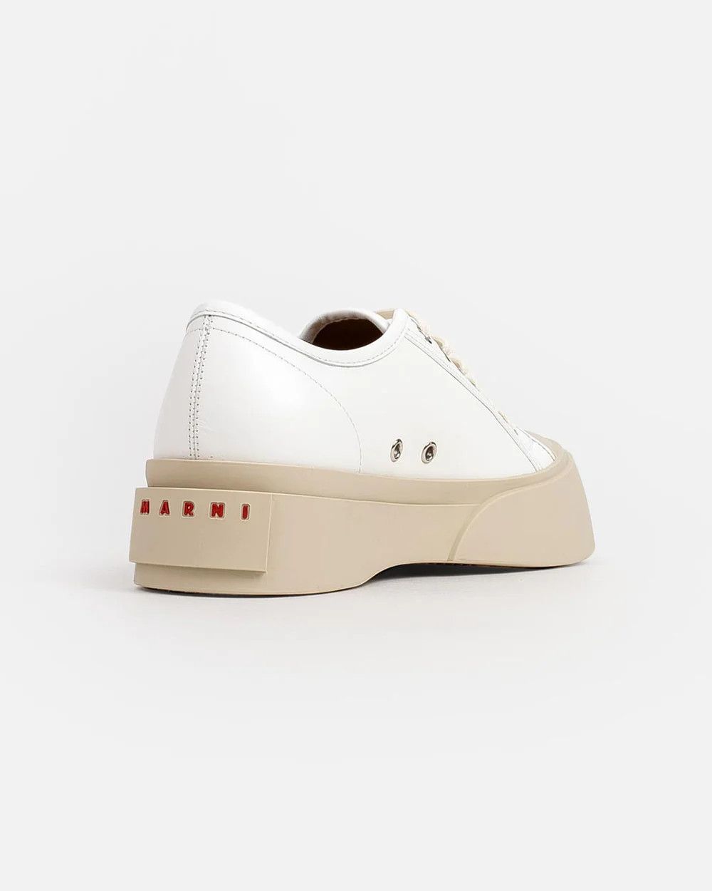 Marni o1s22i1n0525 Leather Pablo Low-Top Sneakers in White Size US 11 / IT 41 - 2 Thumbnail