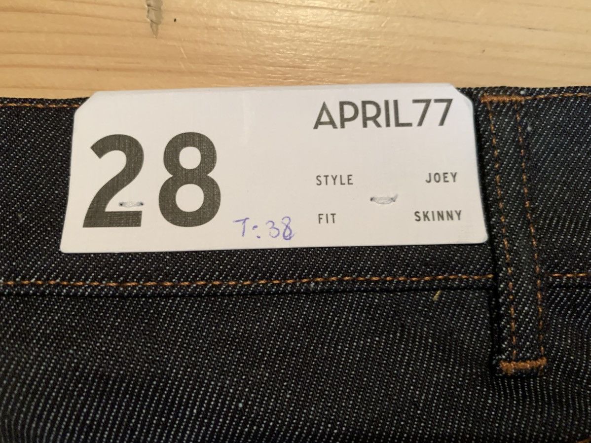 April 77 *RARE* Joey overdrive II raw 30/33 Size US 30 / EU 46 - 11 Thumbnail