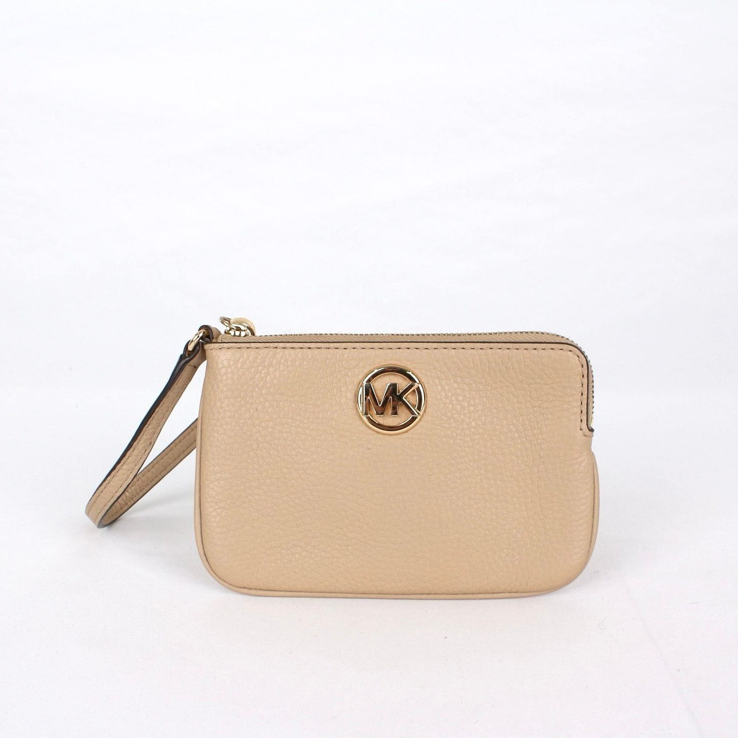 Michael Kors Michael Kors Wristlet Wristlet – Truffle Beige Leather Size ONE SIZE - 1 Thumbnail