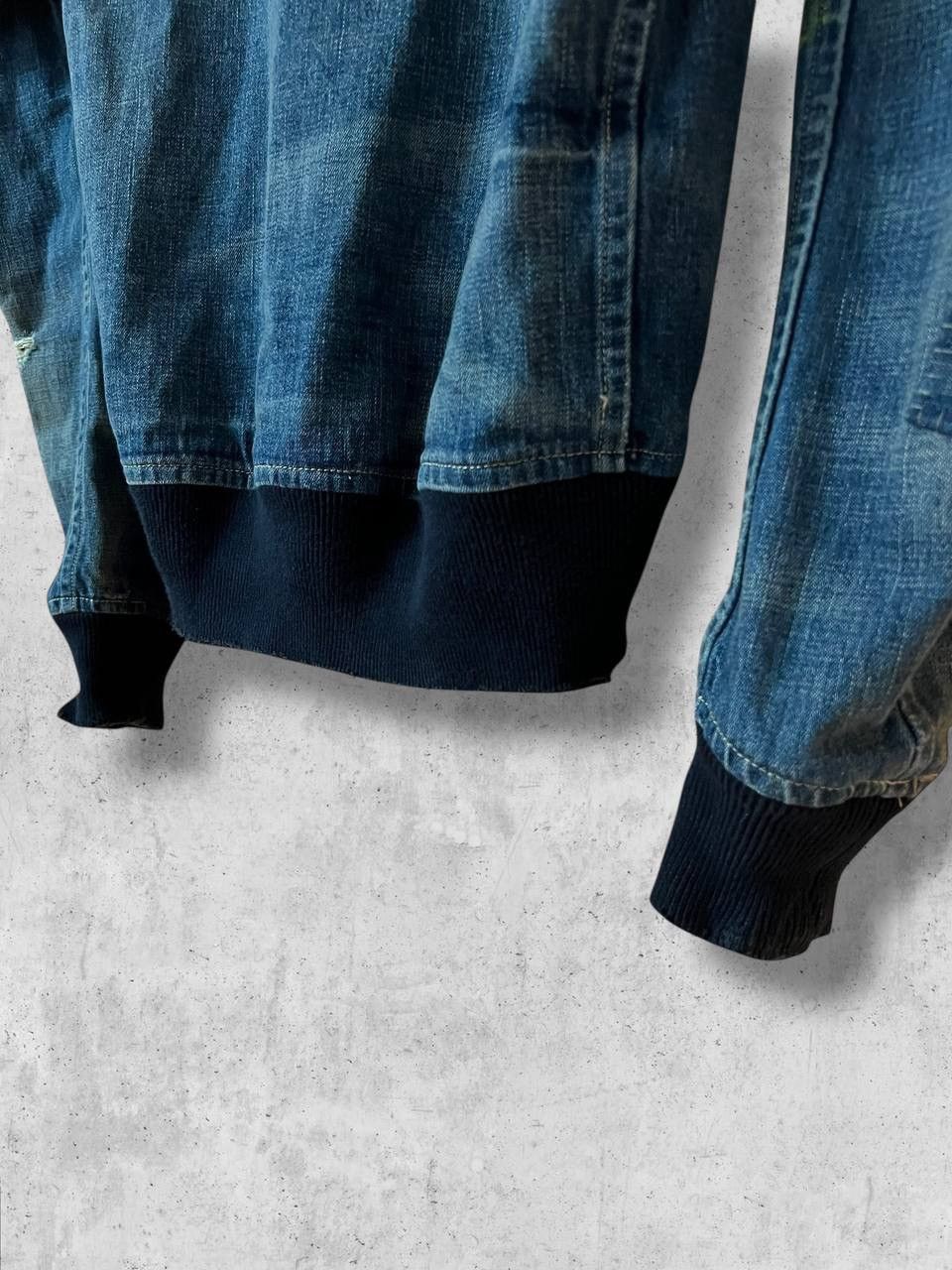 Denim & Supply Ralph Lauren RL Denim & Supply Ralph Lauren Denim Bomber Jacket Painted Size US S / EU 44-46 / 1 - 8 Thumbnail