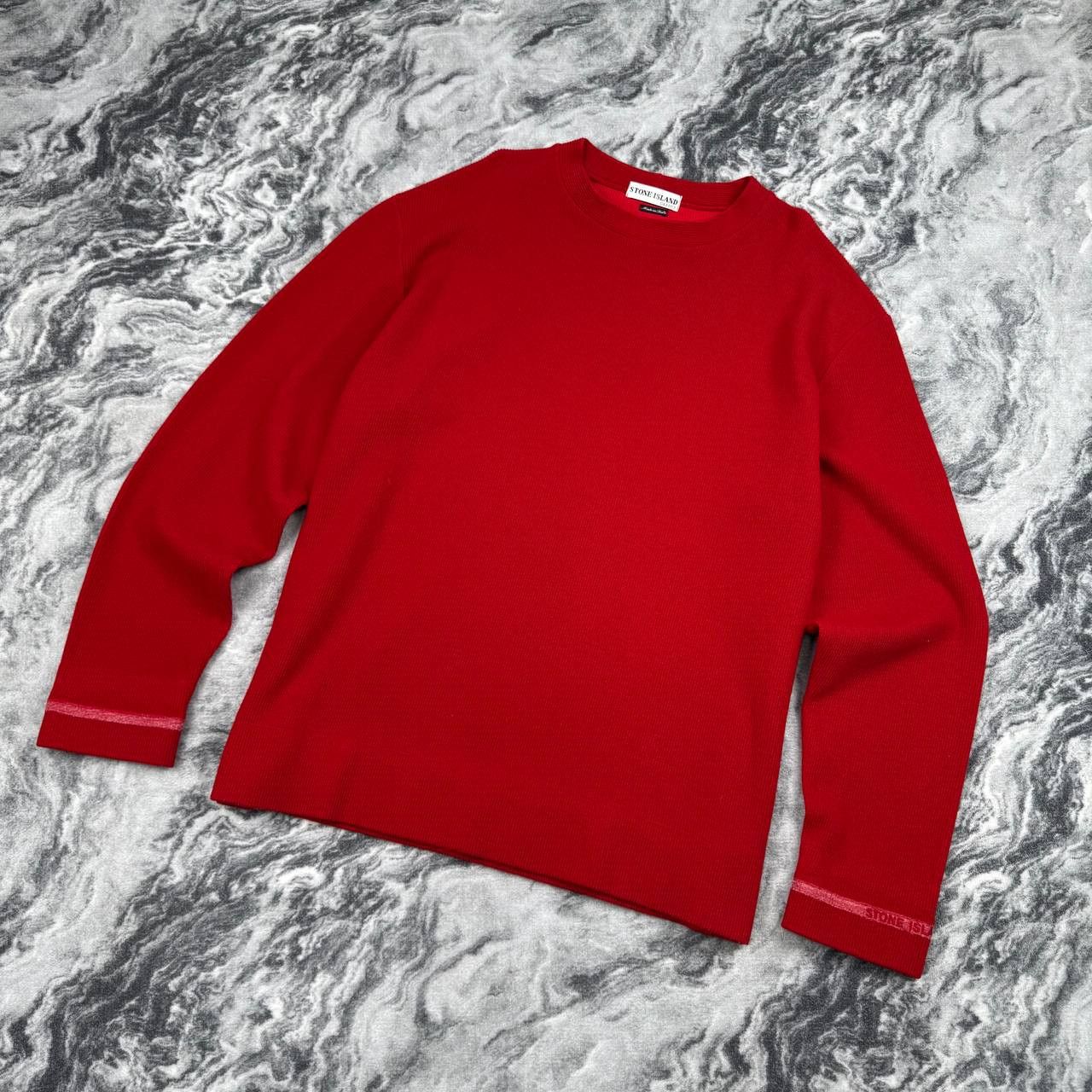 Stone Island Vintage Stone Island Sweatshirt Wool 2000 Size US XXL / EU 58 / 5 - 1 Thumbnail