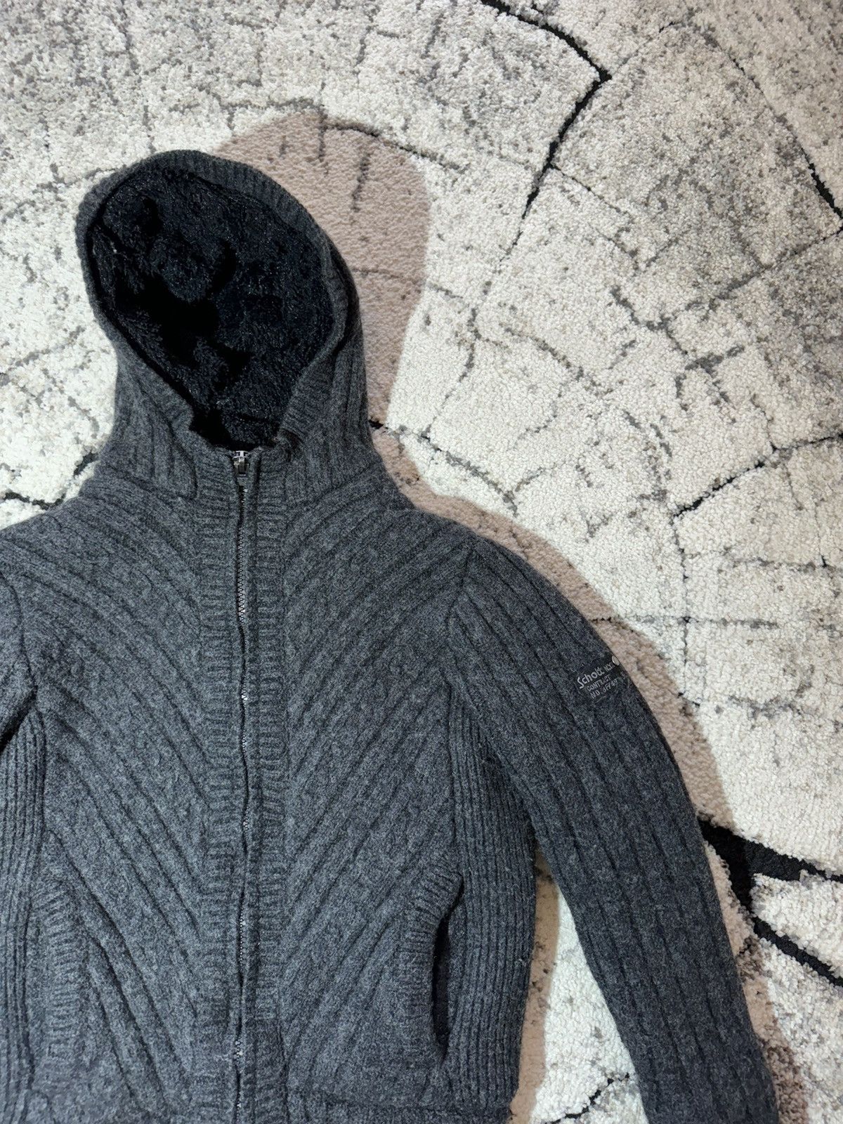 Schott Vintage Schott NYC Wool Hooded Gray Jacket Large Military Size L / US 10 / IT 46 - 2 Thumbnail