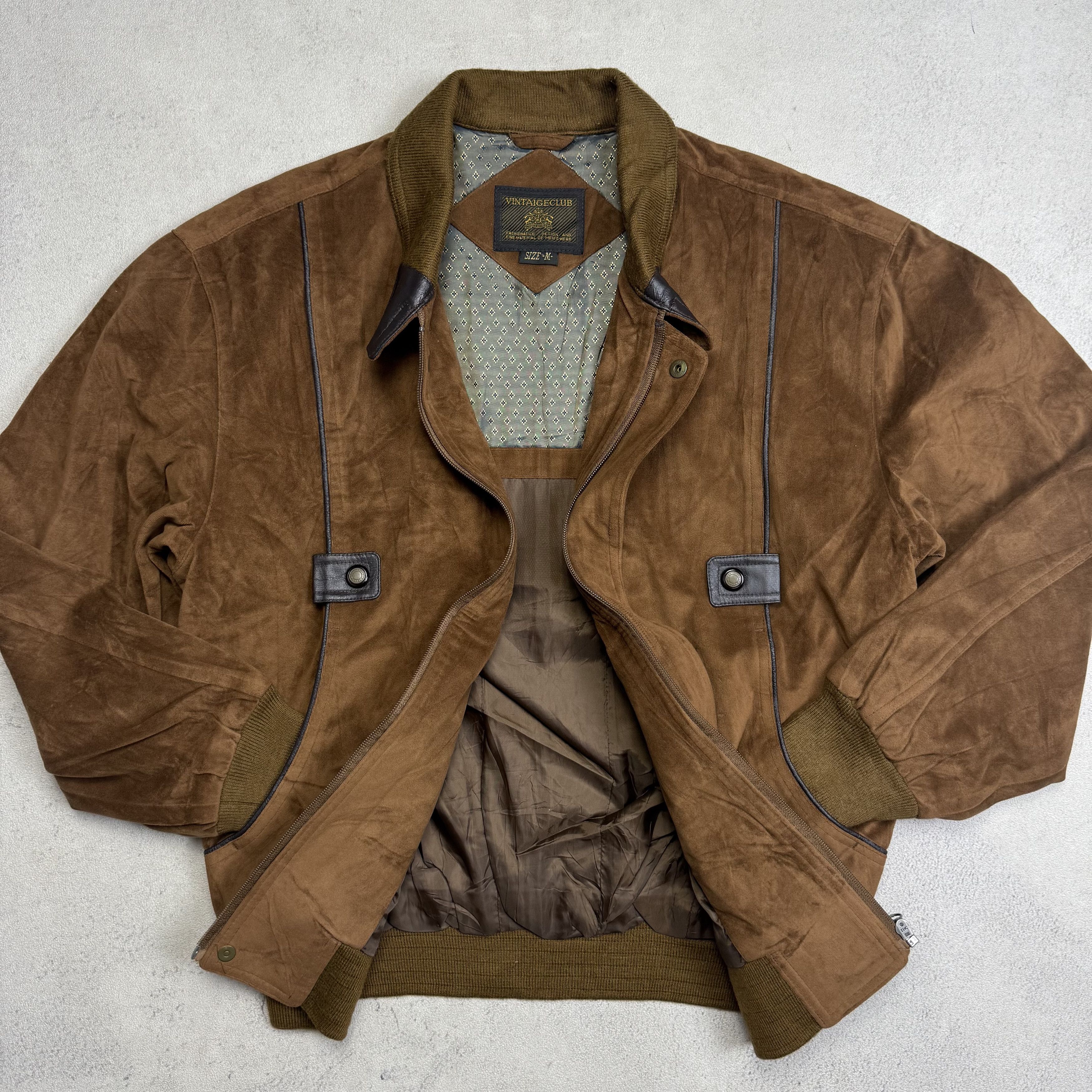 Vintage Vintage Club Suede Jacket Size US M / EU 48-50 / 2 - 4 Thumbnail