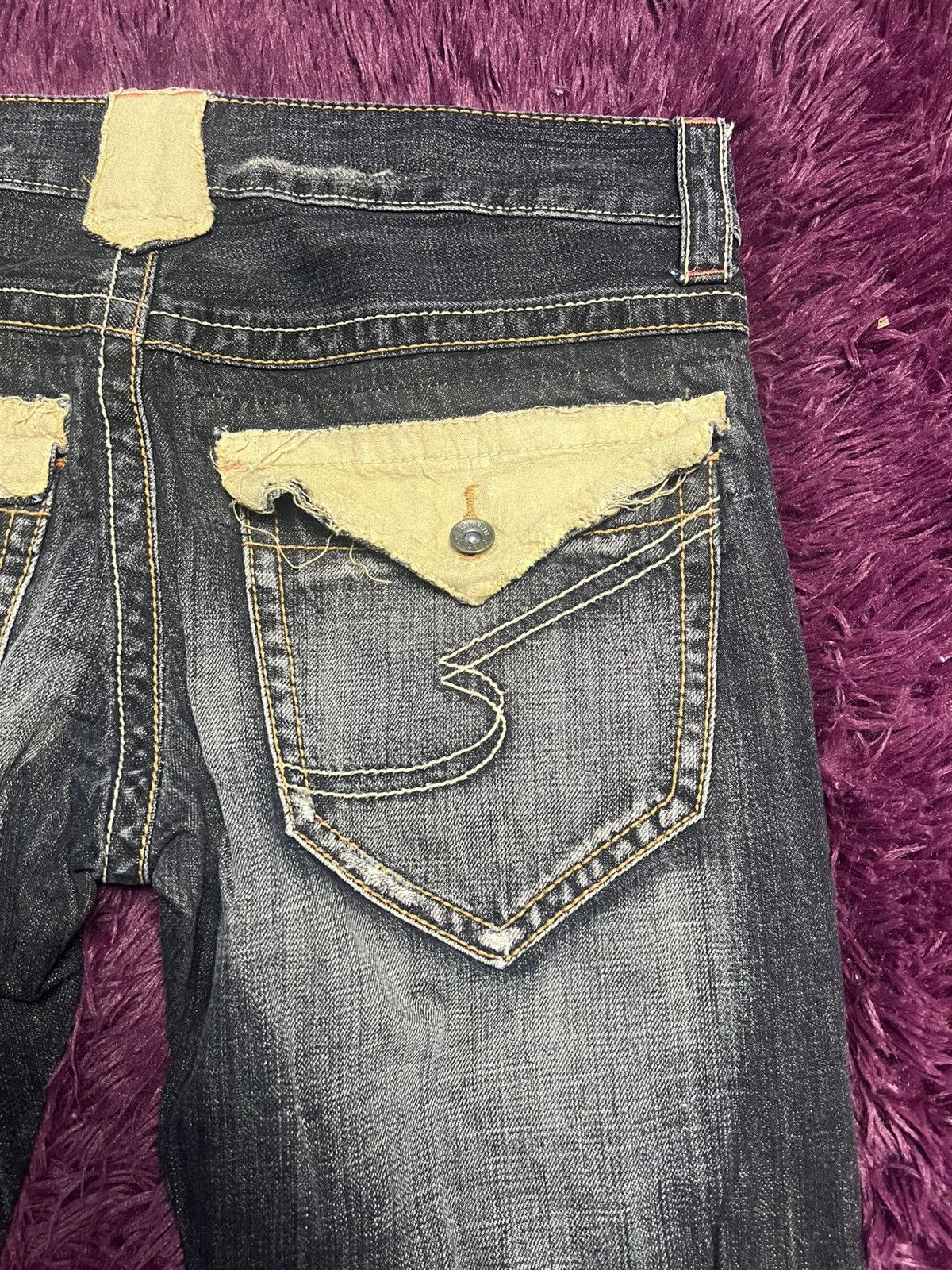 semanticdesign Archive Semantic Design Distressed Flared Denim (45) Size 34" / US 12 / IT 48 - 14 Thumbnail