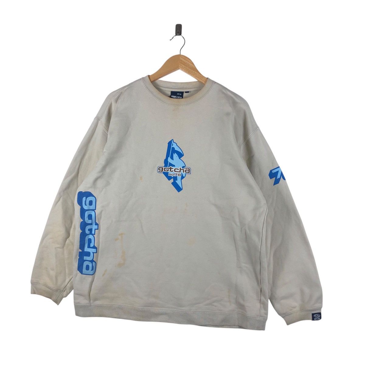 Gotcha GOTCHA Big Logo Design Crewneck Sweatshirt Size US L / EU 52-54 / 3 - 1 Thumbnail