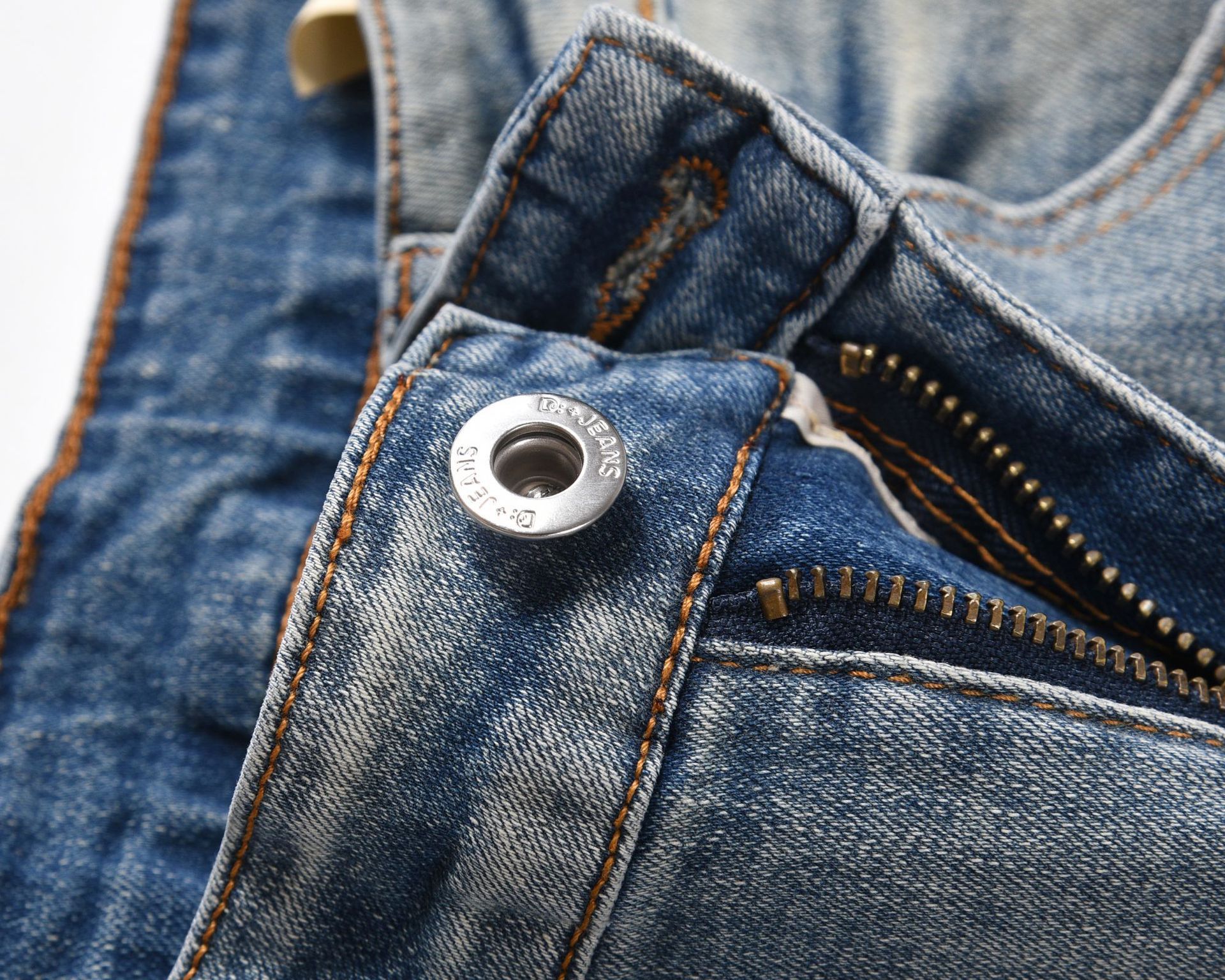Japanese Brand × Jean Street retro washed distressed loose workwear flared jeans Size US 32 / EU 48 - 3 Thumbnail