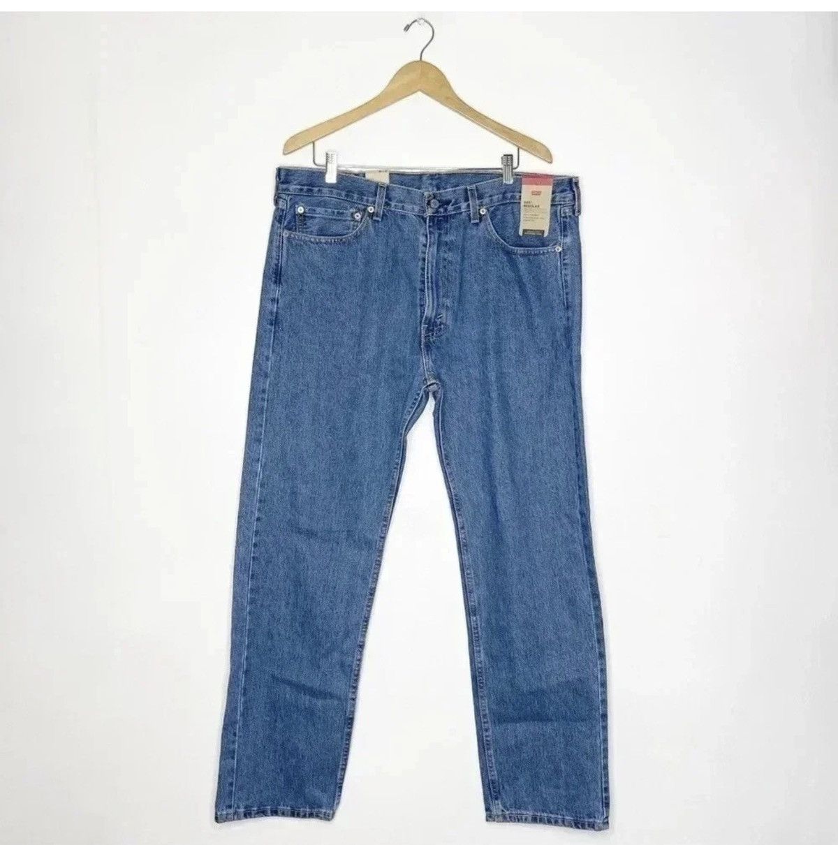 Levi's Levi's 505 Straight Leg Mens Denim Jeans Size 38 x 32 NWT Size US 38 / EU 54 - 1 Thumbnail