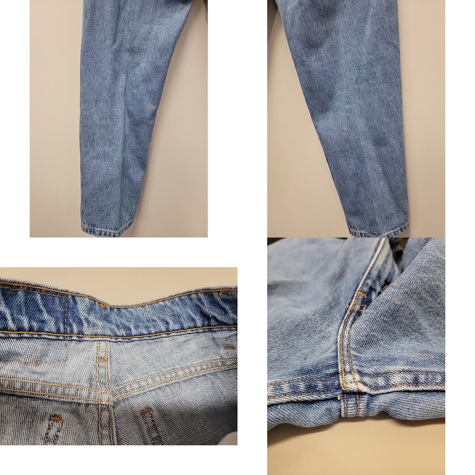 Levi's VINTAGE Levi's Orange Tab Tapered Jeans Men 30x29 Blue Denim 5-Pocket Levi's 500 Series Size US 30 / EU 46 - 10 Thumbnail