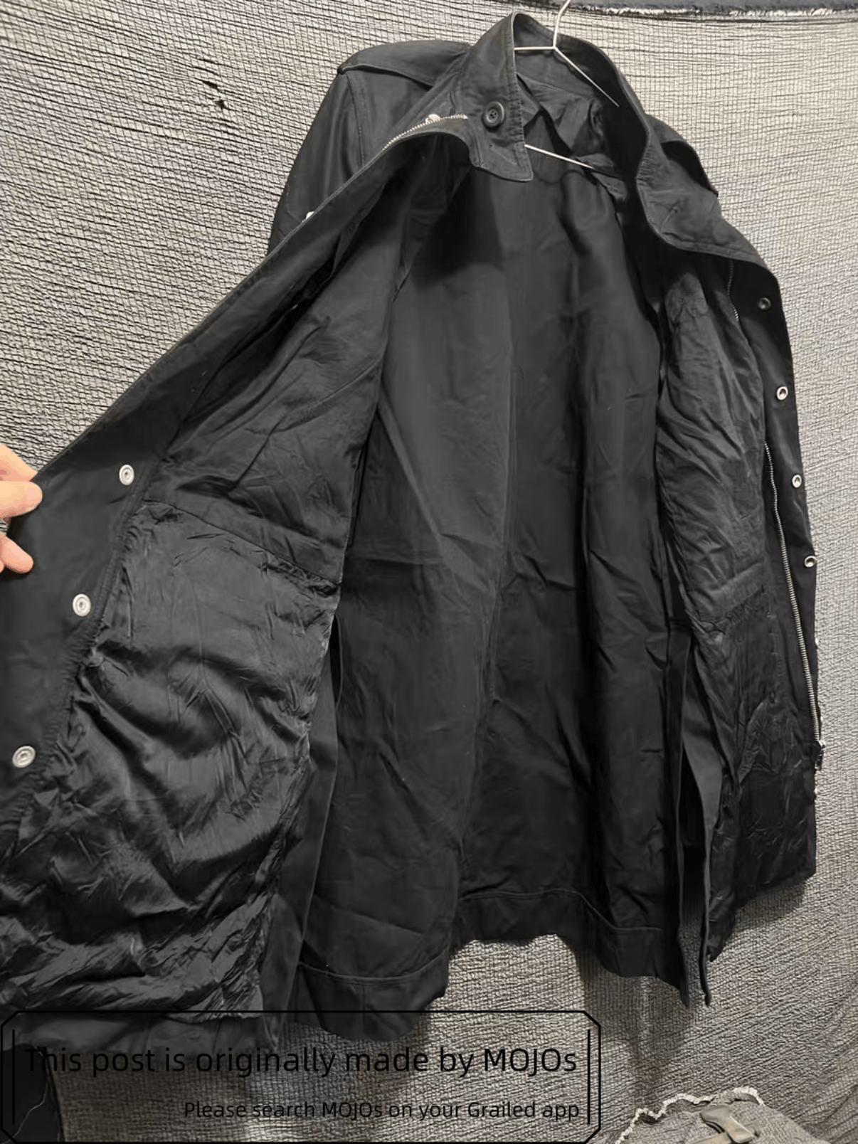 Rick Owens Sz 48 Rick Owens 16SS Runway Trench Coat mojos1532 Size US M / EU 48-50 / 2 - 7 Thumbnail