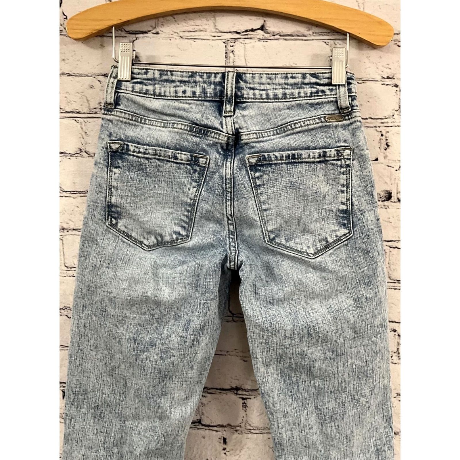 Vintage KanCan Signature Women's Jeans Relaxed Fit Size 23 Blue Denim Button Solid 5-Pocket Vintage No Boys Girls Mens Womens Size 40" / US 18 - 7 Thumbnail