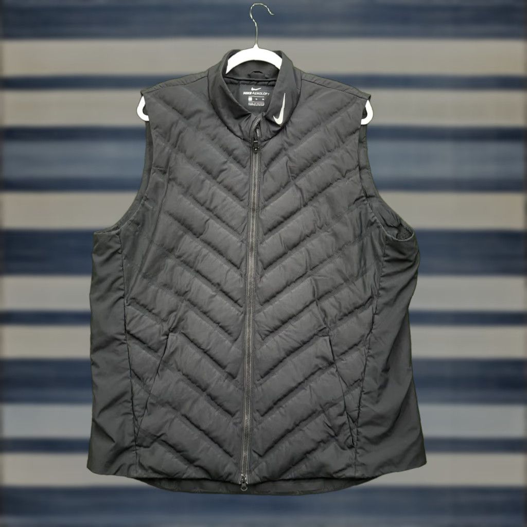 Nike Nike Aeroloft Vest Mens XL Black Puffer 800 Goose Down Ultralight Outdoor Hiking Size US XL / EU 56 / 4 - 1 Thumbnail