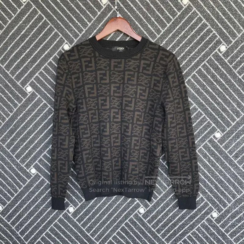 Fendi Fendi Women's Knit Sweater in Light Brown . Size M / US 6-8 / IT 42-44 - 1 Thumbnail