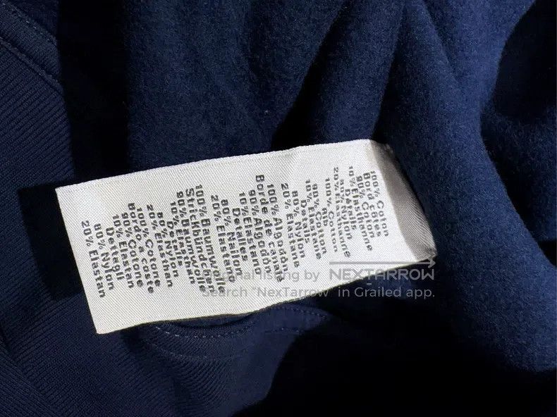 Hermes Hermes Navy blue fleece-lined sweatshirt Size US M / EU 48-50 / 2 - 8 Thumbnail