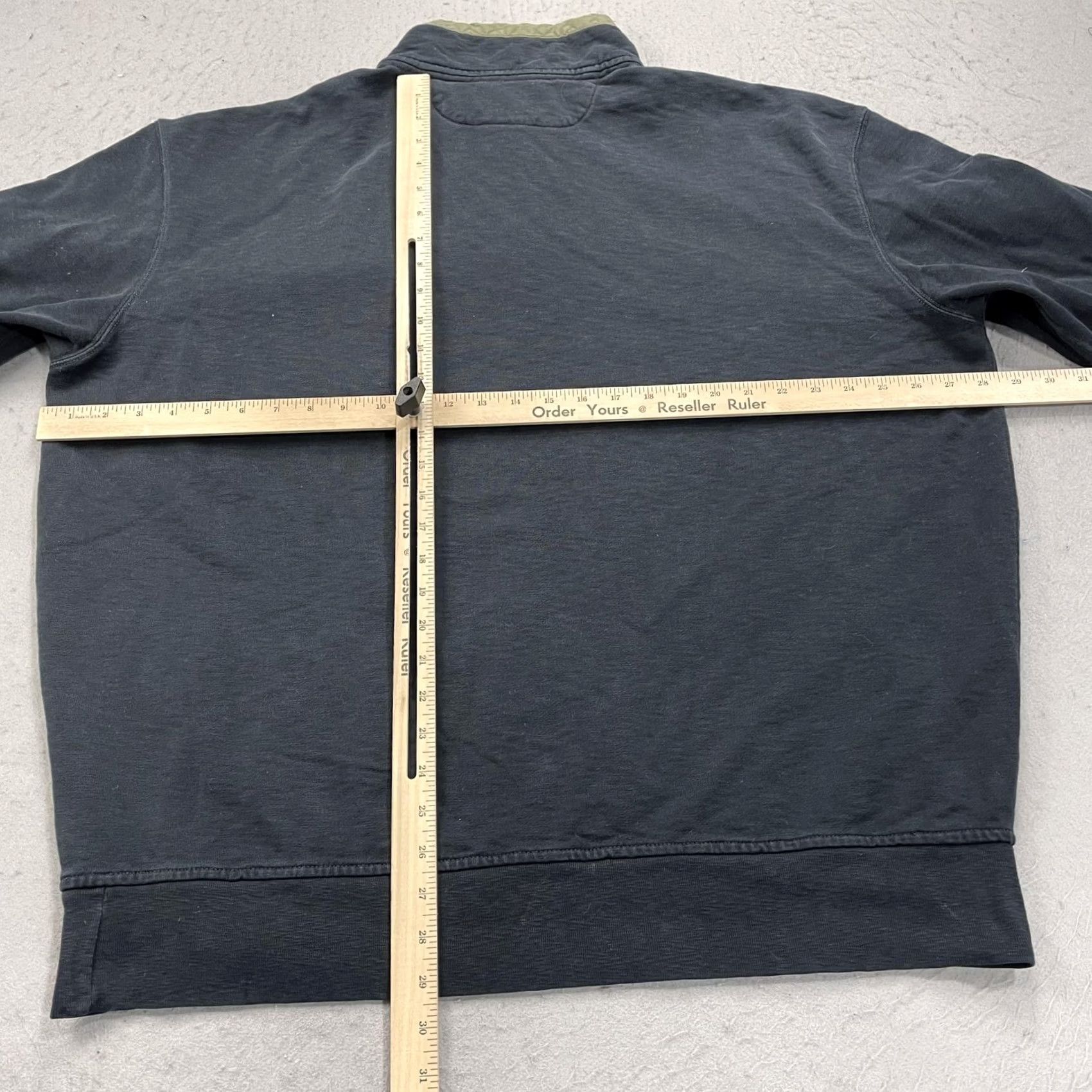 Polo Ralph Lauren VINTAGE Polo Ralph Lauren Sweatshirt Mens 2XLT Black Fleece Henley Mock Neck Pullover Size US XXL / EU 58 / 5 - 6 Thumbnail
