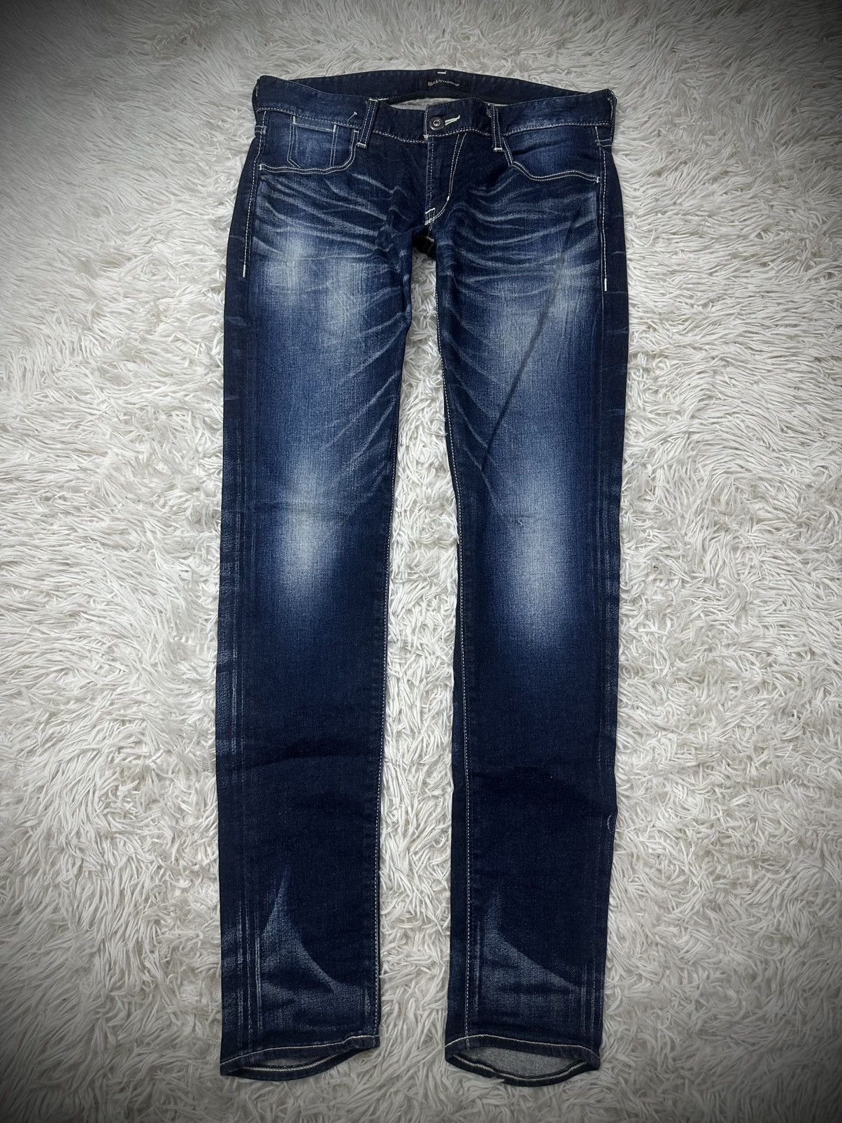 If Six Was Nine rare 00s japanese brand vanquish skinny denim jeans Size US 35 - 1 Thumbnail