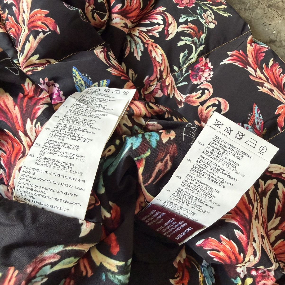 Just Cavalli Just Cavalli - 2014 Baroque Print Down Jacket Size XL / US 12-14 / IT 48-50 - 9 Thumbnail