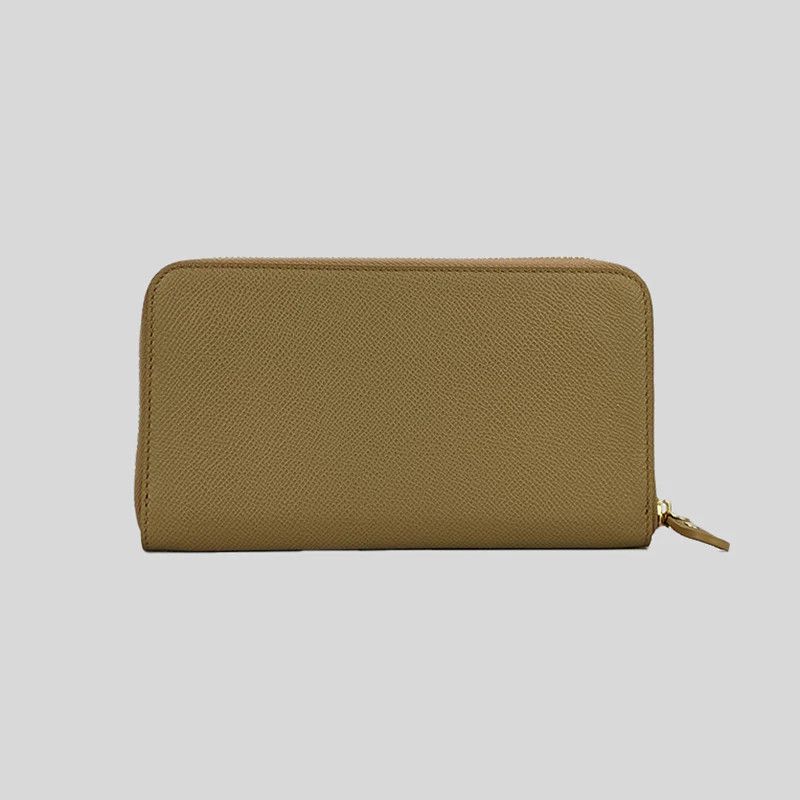 Salvatore Ferragamo o1s1rm0924 Size: OS / Calf Zip Around Wallet in Camel Size ONE SIZE - 3 Thumbnail