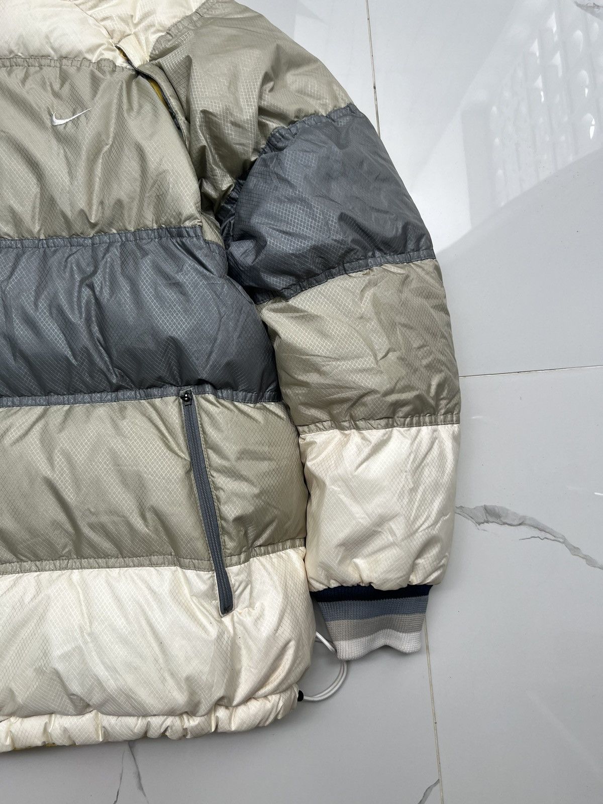 Vintage 90’s NIKE RARE DOWN PUFFER REVERSIBLE FLEECE JACKET Y2K Size US XL / EU 56 / 4 - 3 Thumbnail