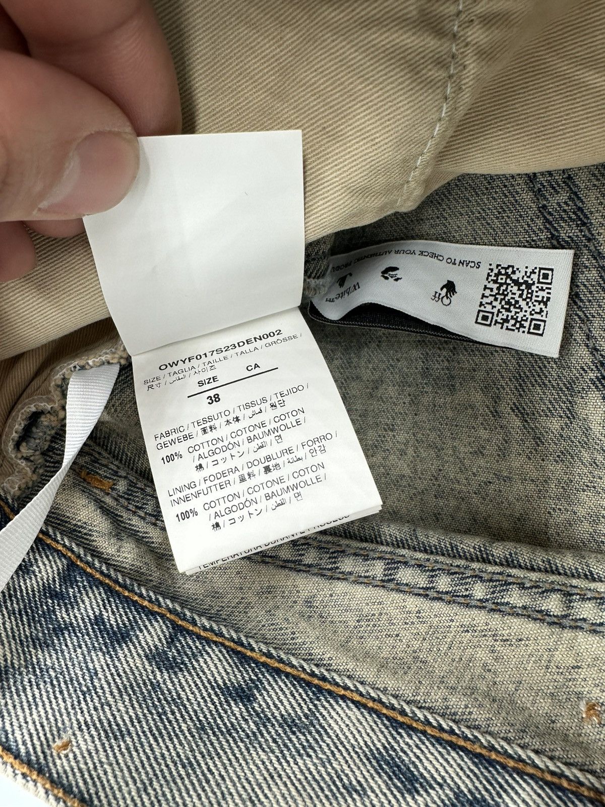 Off-White OFF WHITE denim over SKIRT Size 26" / US 2 / IT 38 - 12 Thumbnail