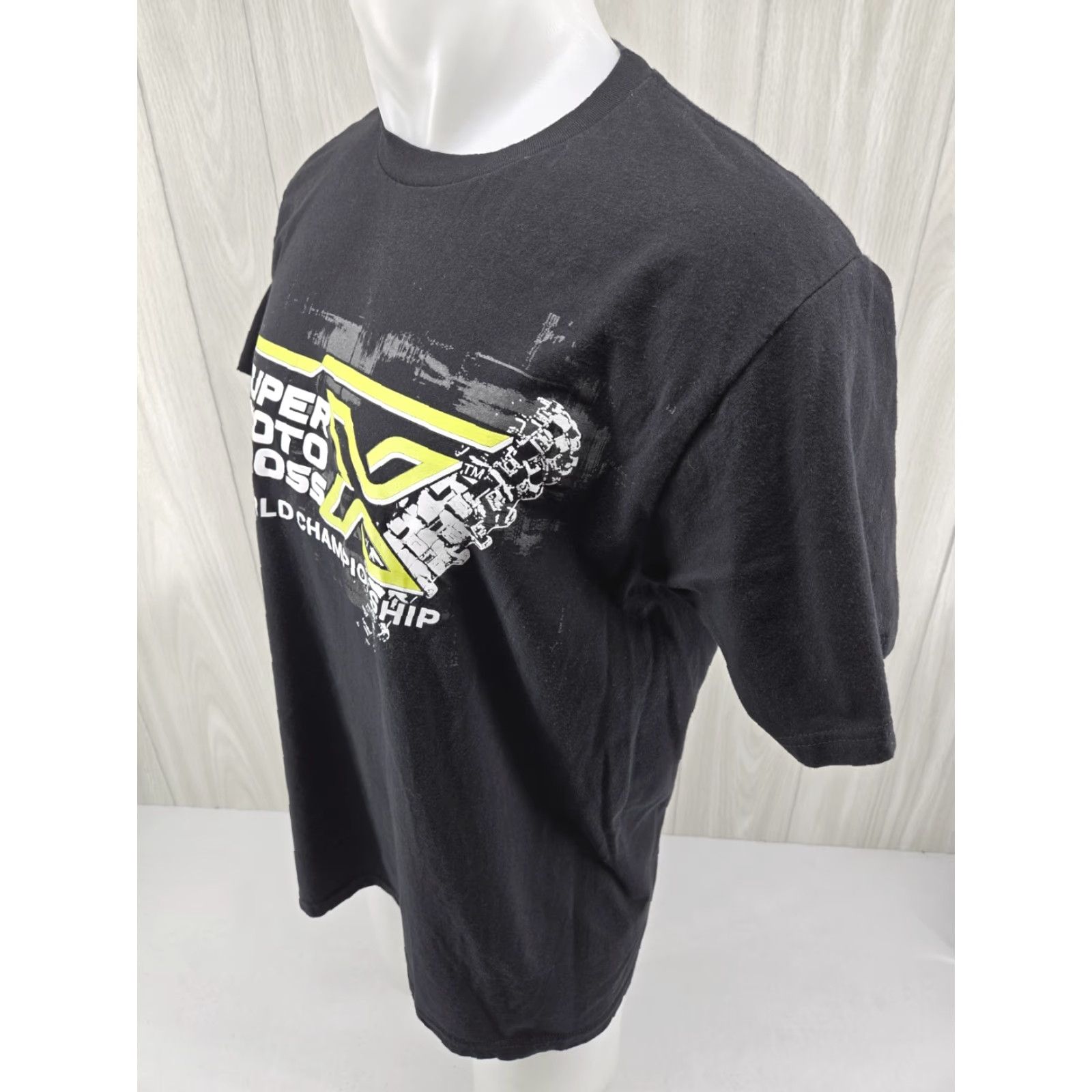 Vintage Monster Jam Super Moto Cross T-Shirt Black Size LARGE Size US L / EU 52-54 / 3 - 5 Thumbnail