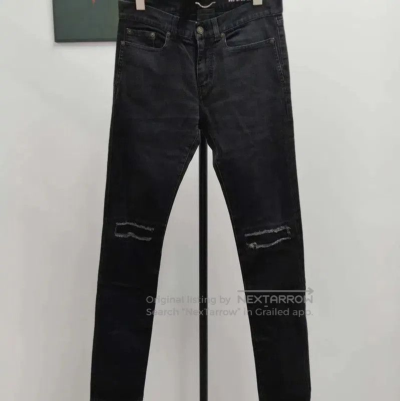 Yves Saint Laurent YSL Black Denim Women's Jeans for Spring and Autumn . Size 31" - 1 Thumbnail