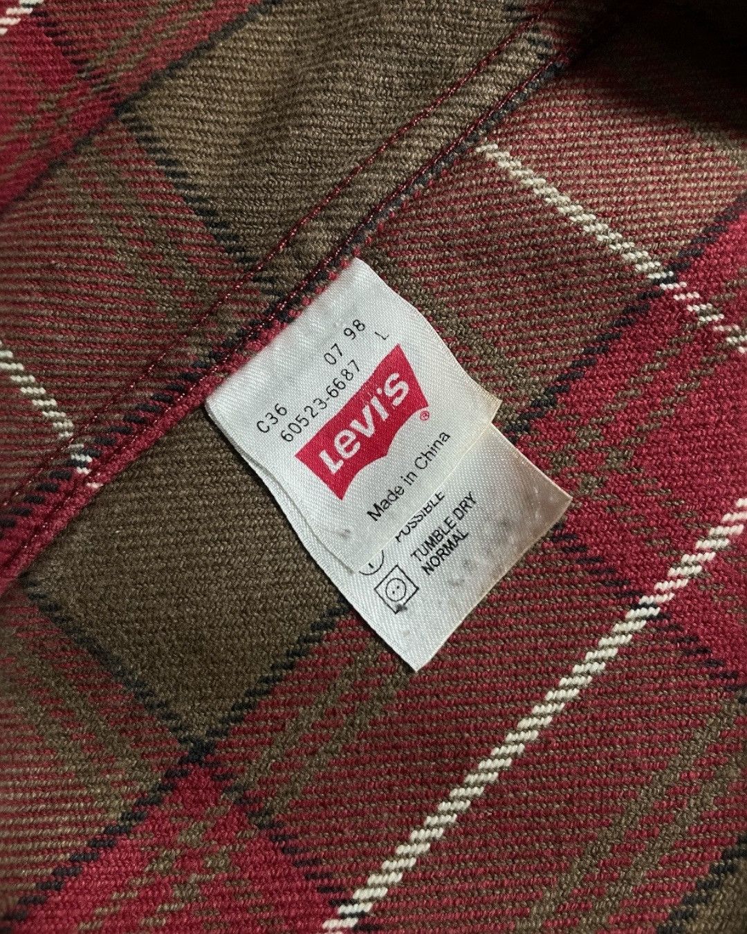 Levi's Heavy Flannel Shirt LEVIS Size L fit XL Size US XL / EU 56 / 4 - 7 Thumbnail