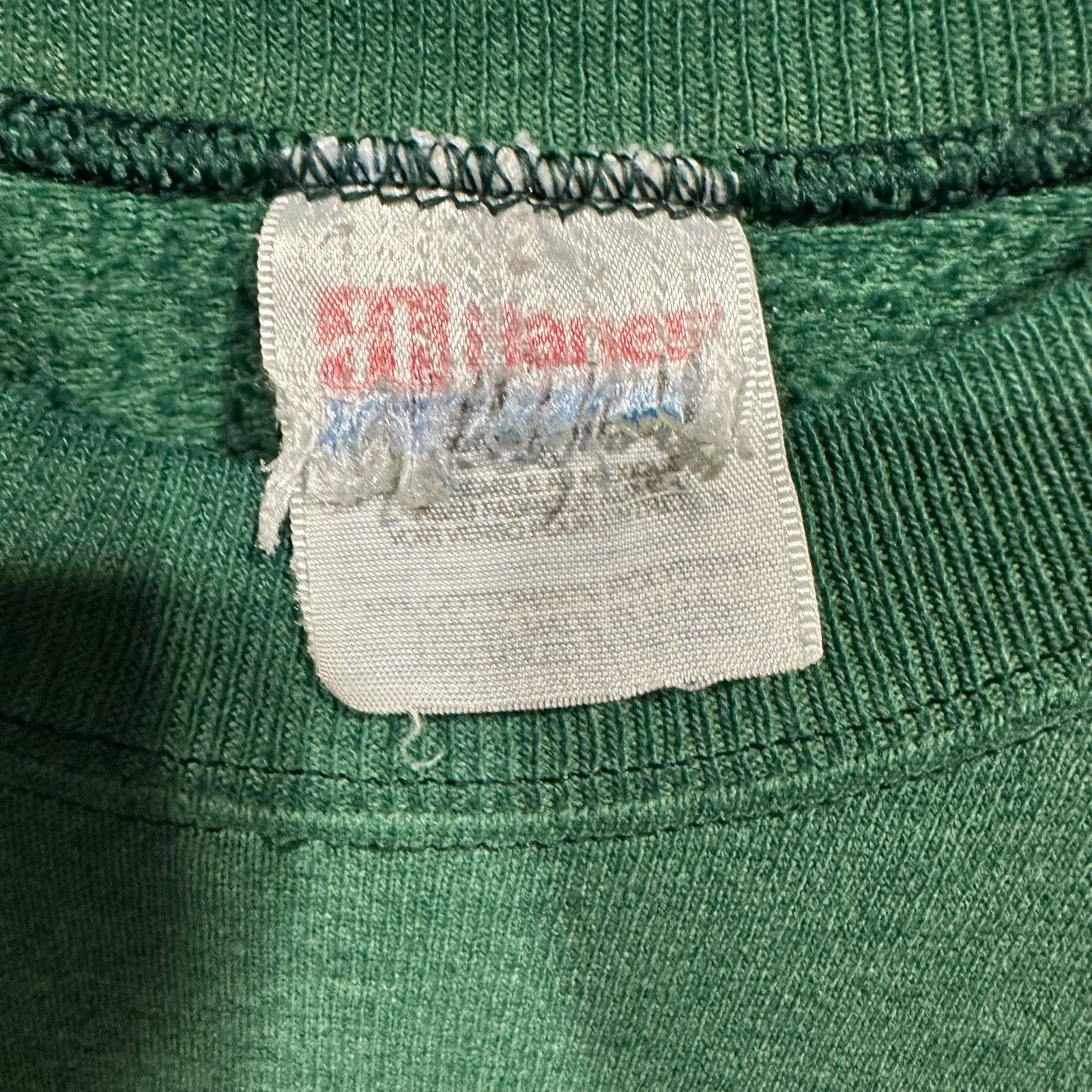 Hanes Vintage 90s Budweiser Sweatshirt - Embroidered Rainbow Print Size US L / EU 52-54 / 3 - 3 Thumbnail
